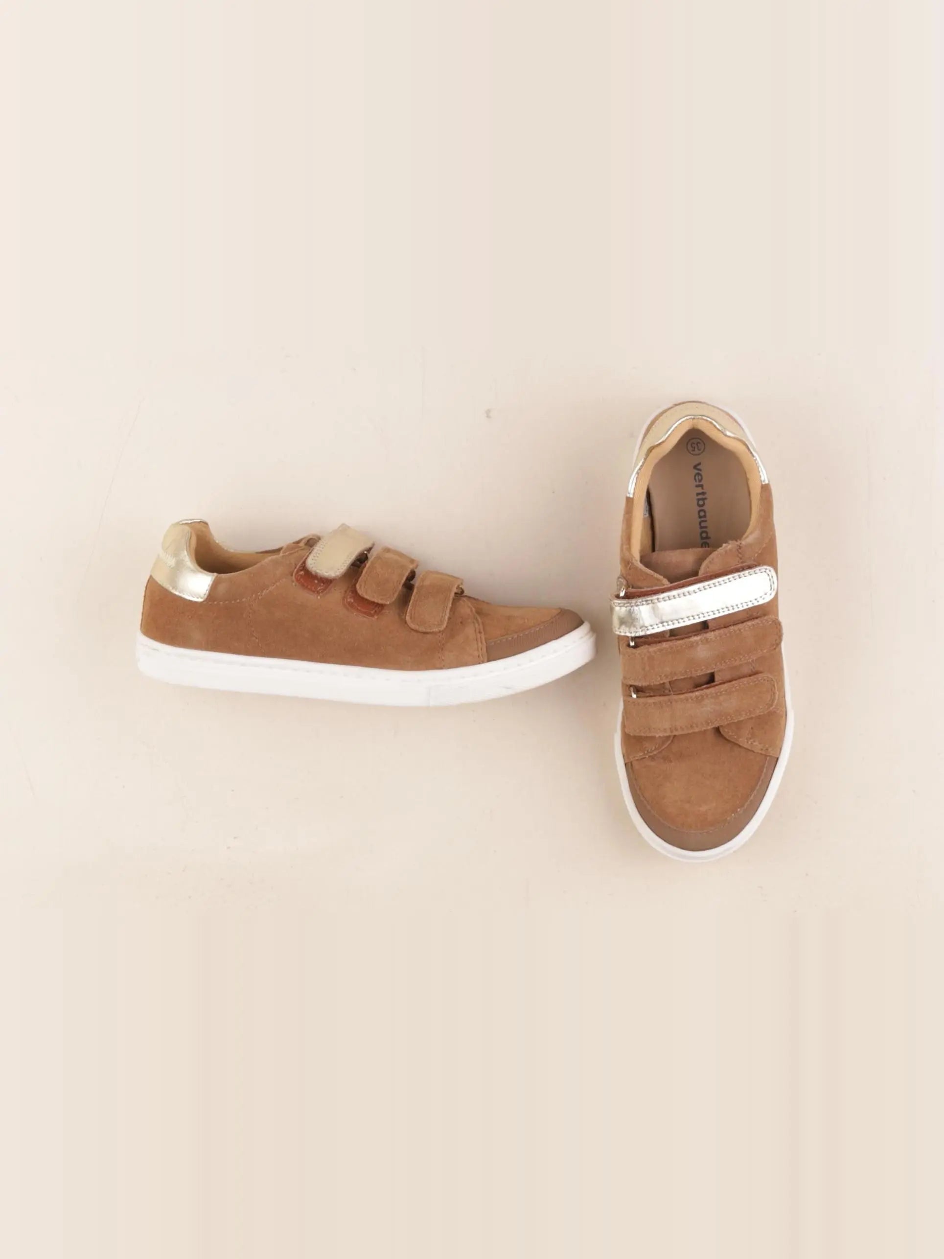 Vertbaudet - baskets marron - pointure 35