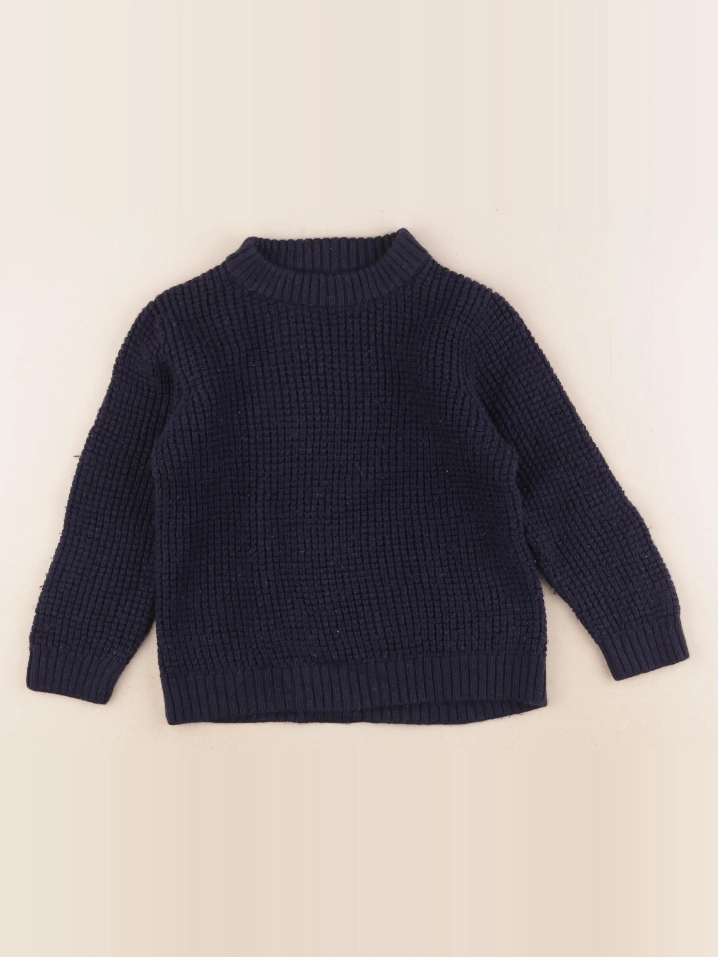 Monoprix - pull bleu - 3 ans