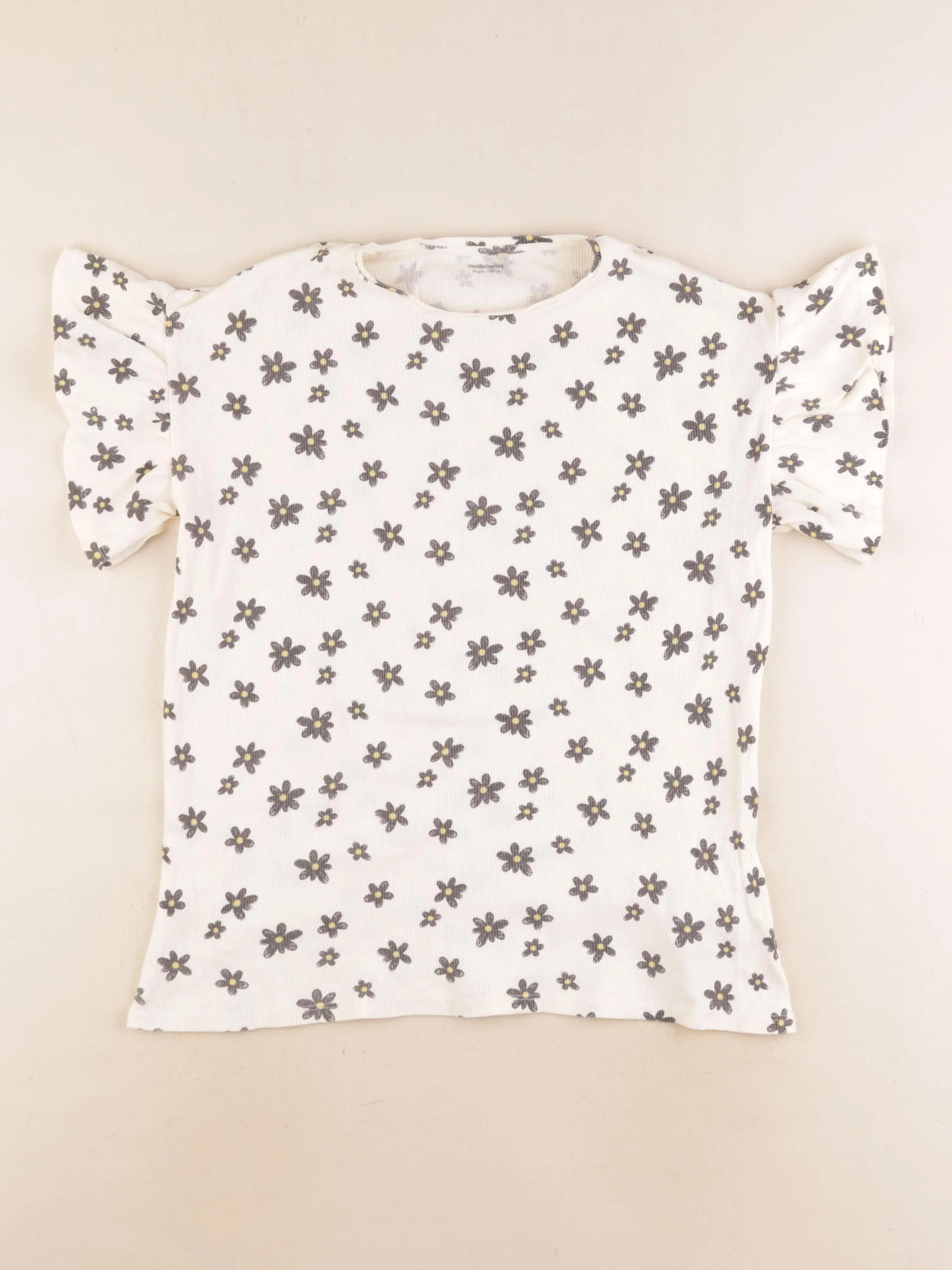 Vertbaudet - tee-shirt beige - 14 ans