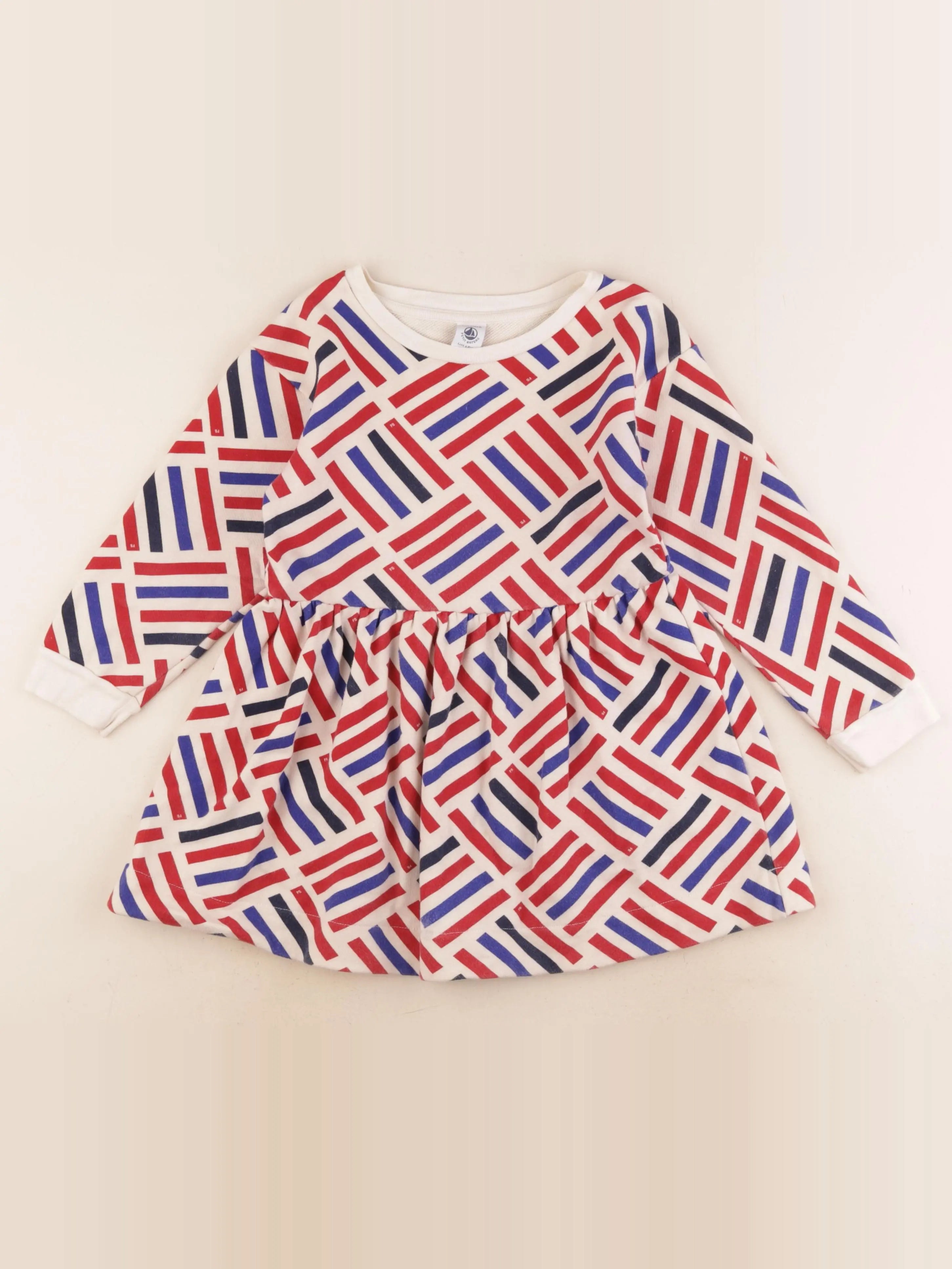 Petit Bateau - robe multicolore - 6 ans
