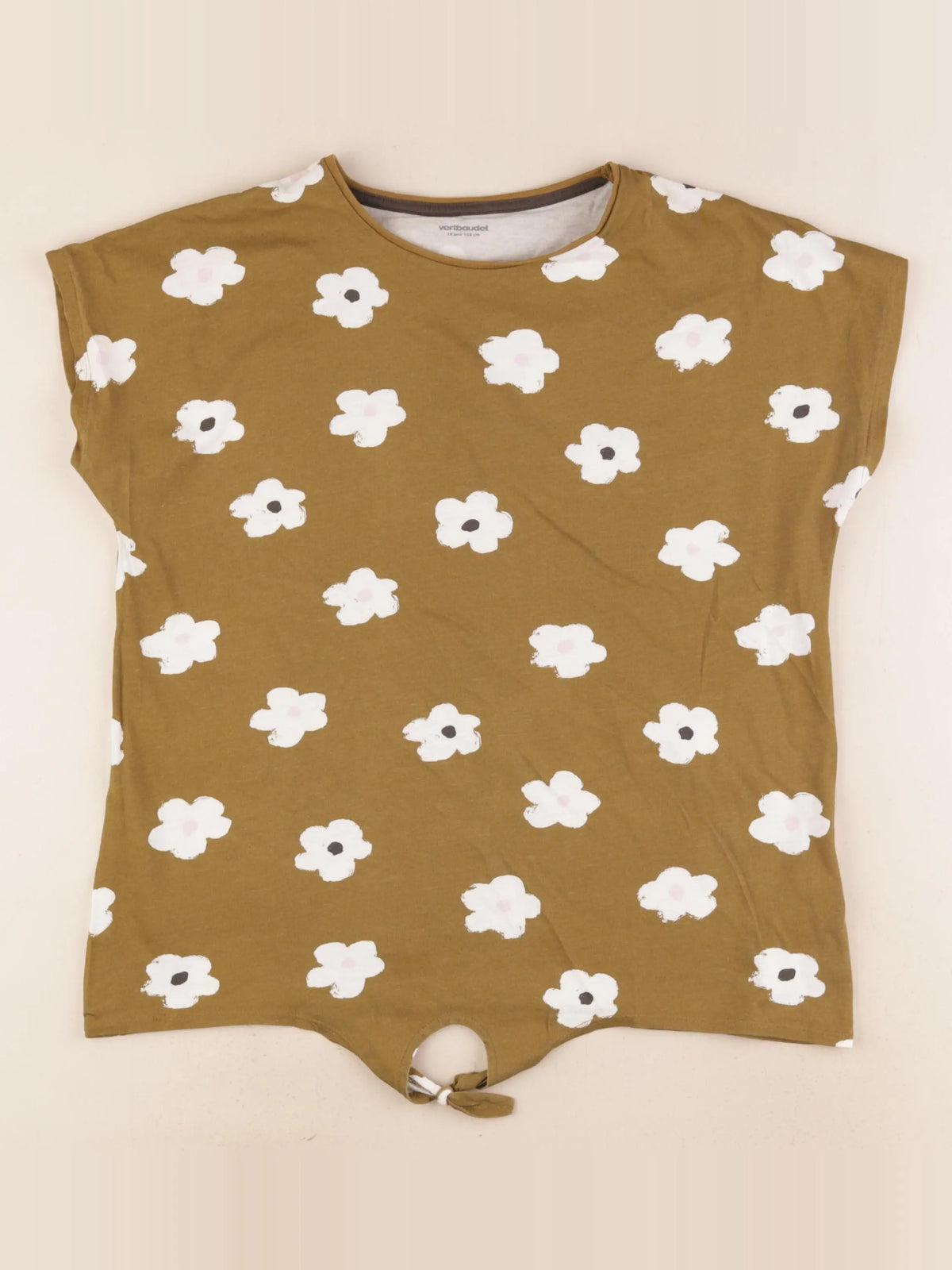 Vertbaudet - tee-shirt vert - 14 ans