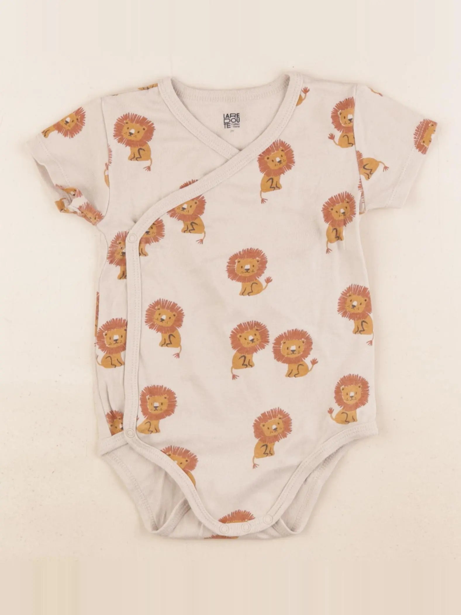 La Redoute - body marron - 2 ans