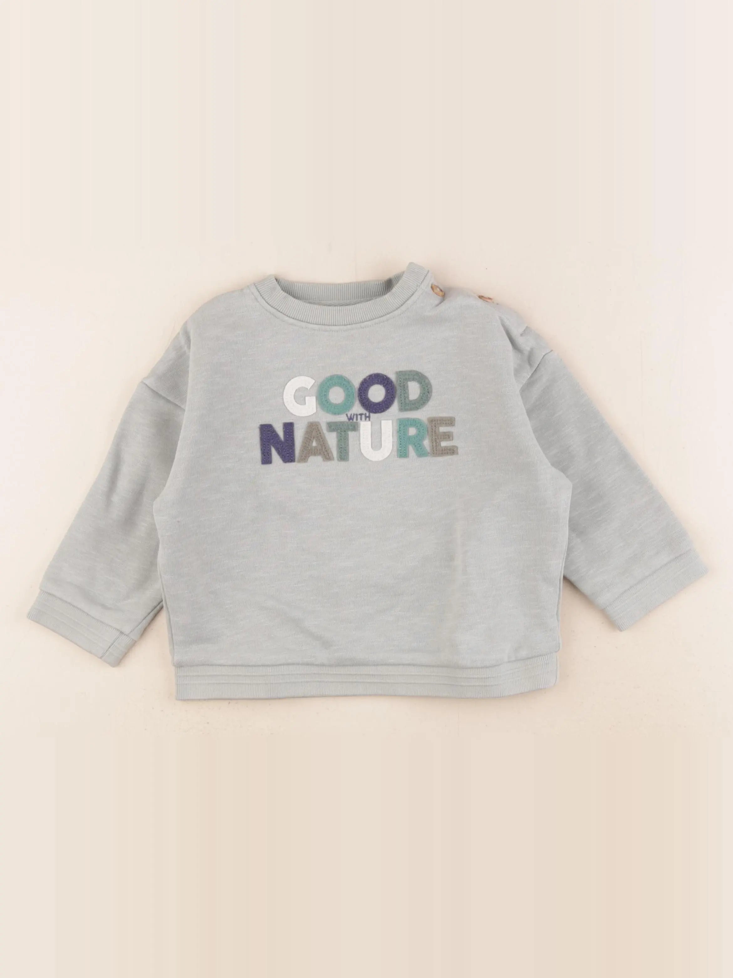 Boutchou - sweat vert - 36 mois