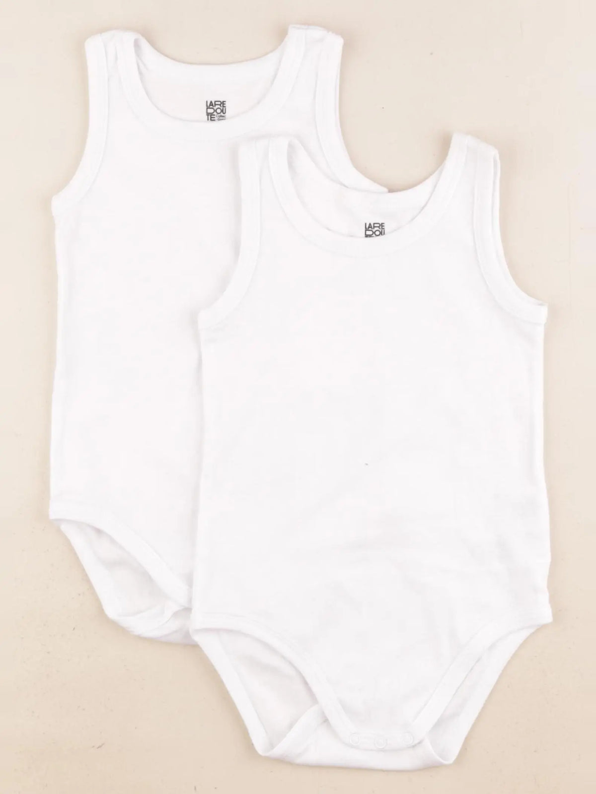 La Redoute - lot de 2 bodies en coton blanc - 3 ans