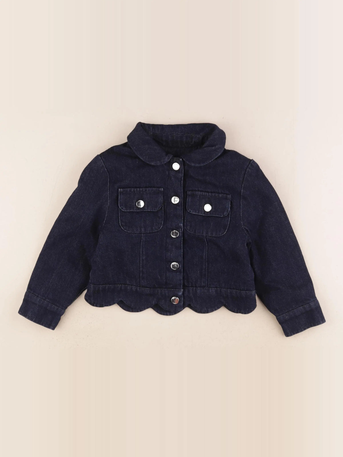 Jacadi - veste doublé bleu - 3 ans