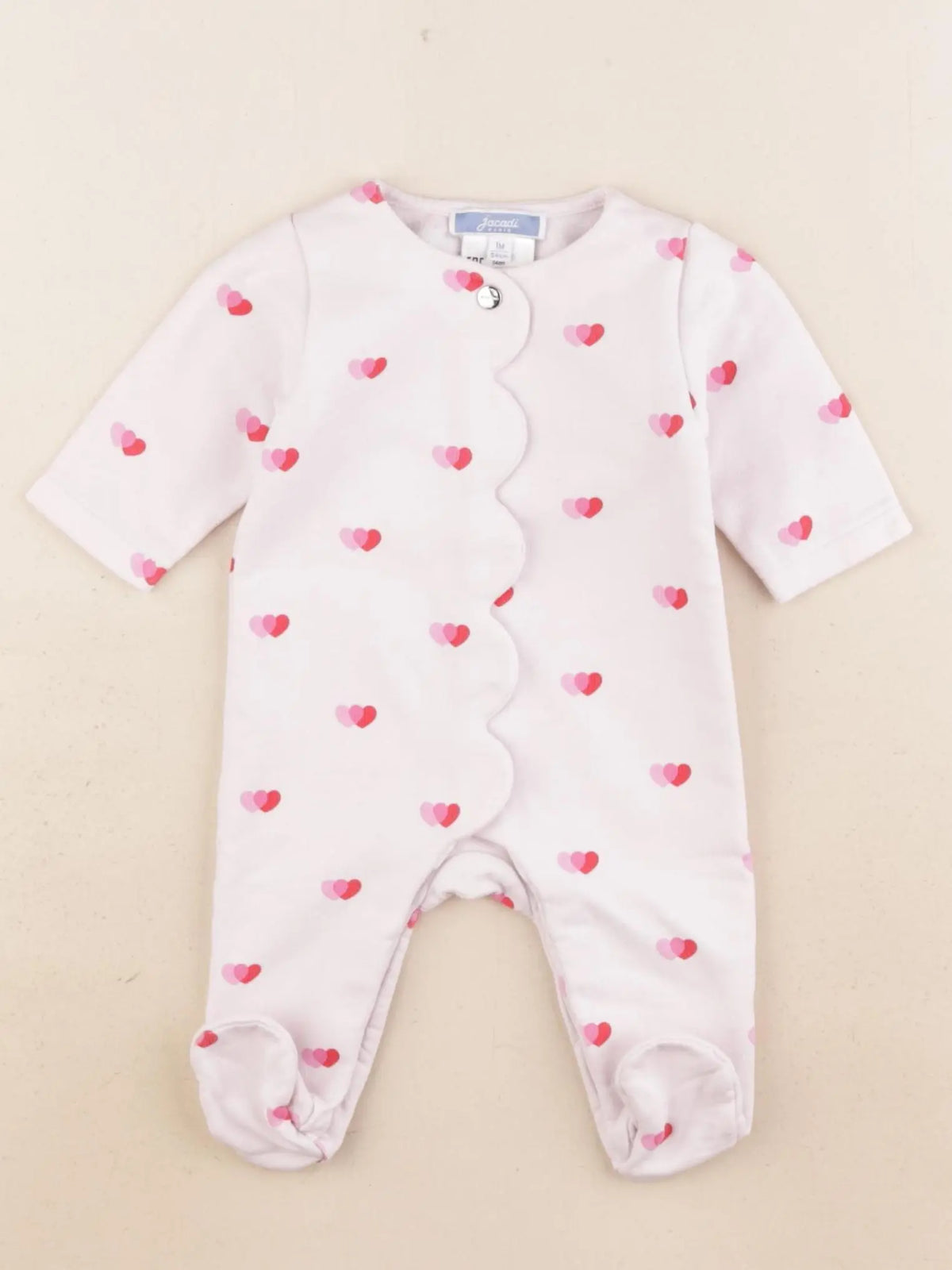 Jacadi - pyjama coton rose - 1 mois