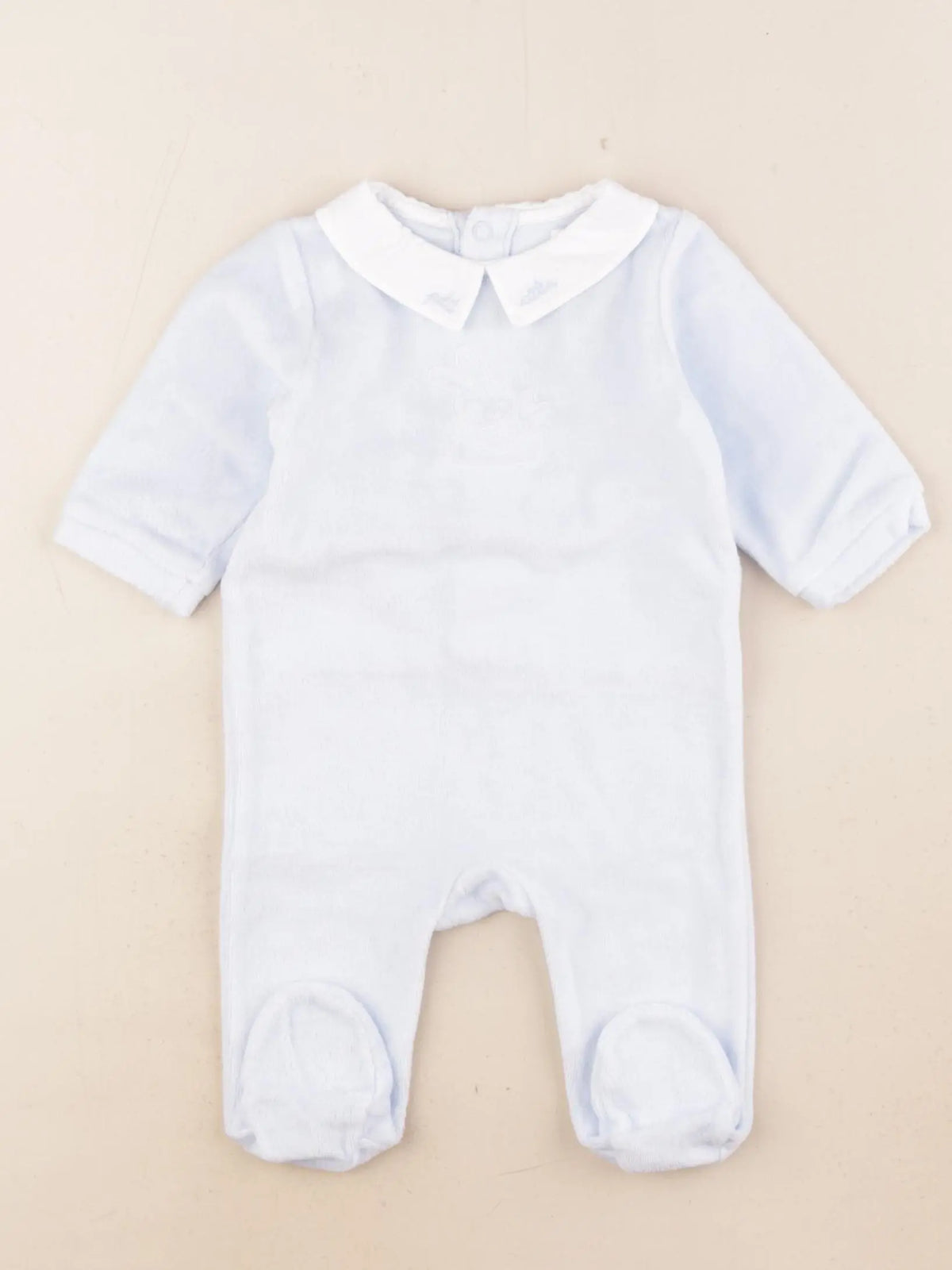 Jacadi - pyjama velours bleu - 3 mois