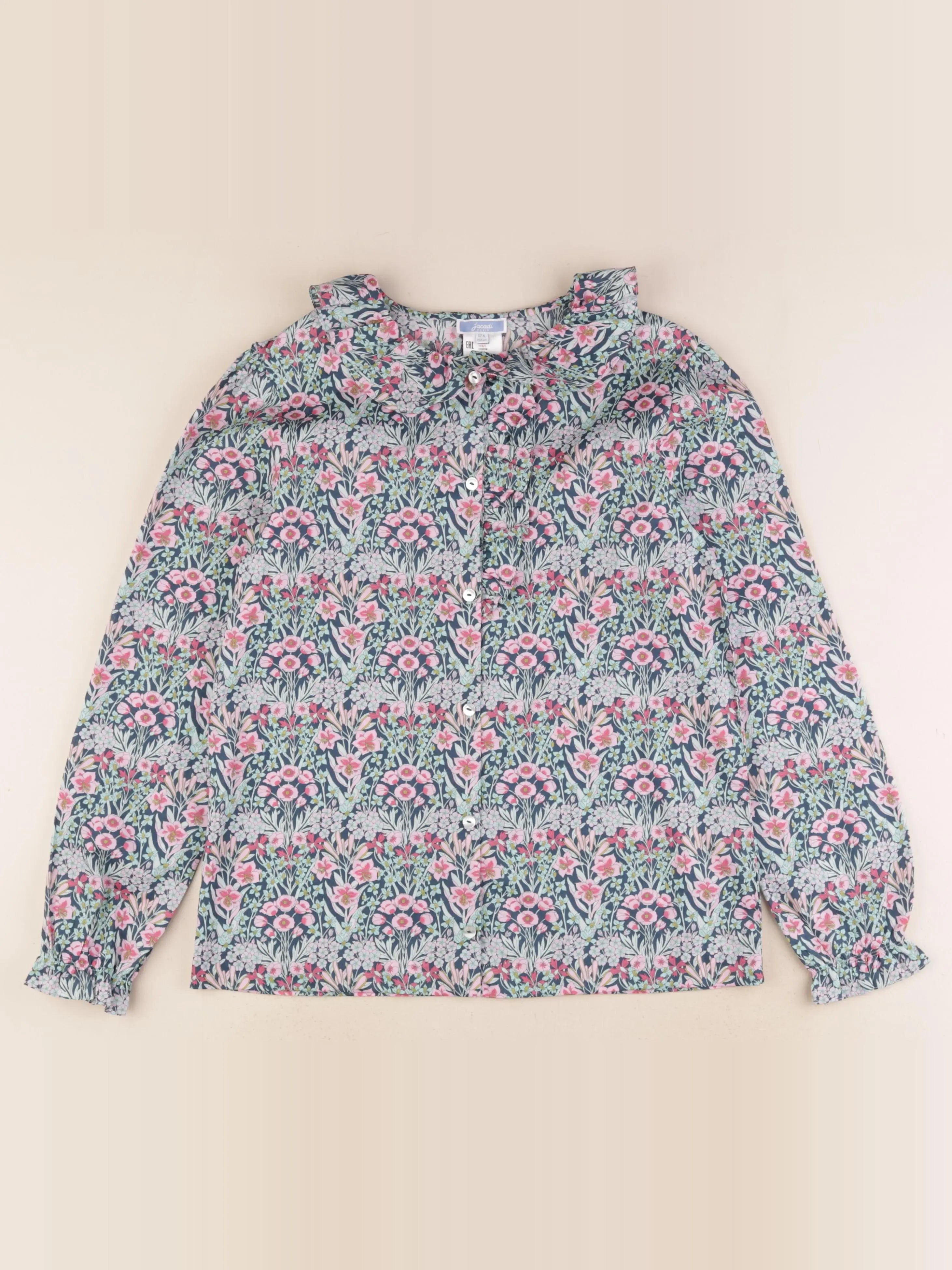 Jacadi - blouse liberty multicolore - 12 ans