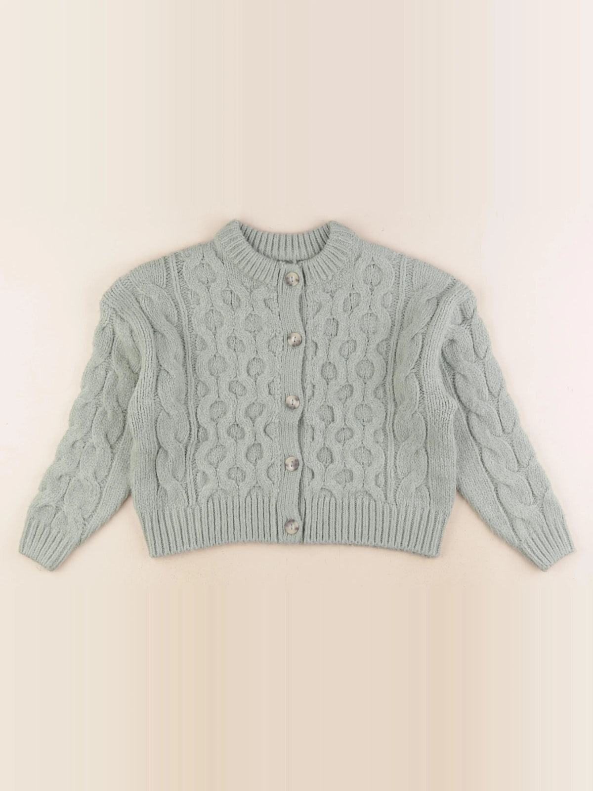 Vertbaudet - pull vert - 8 ans