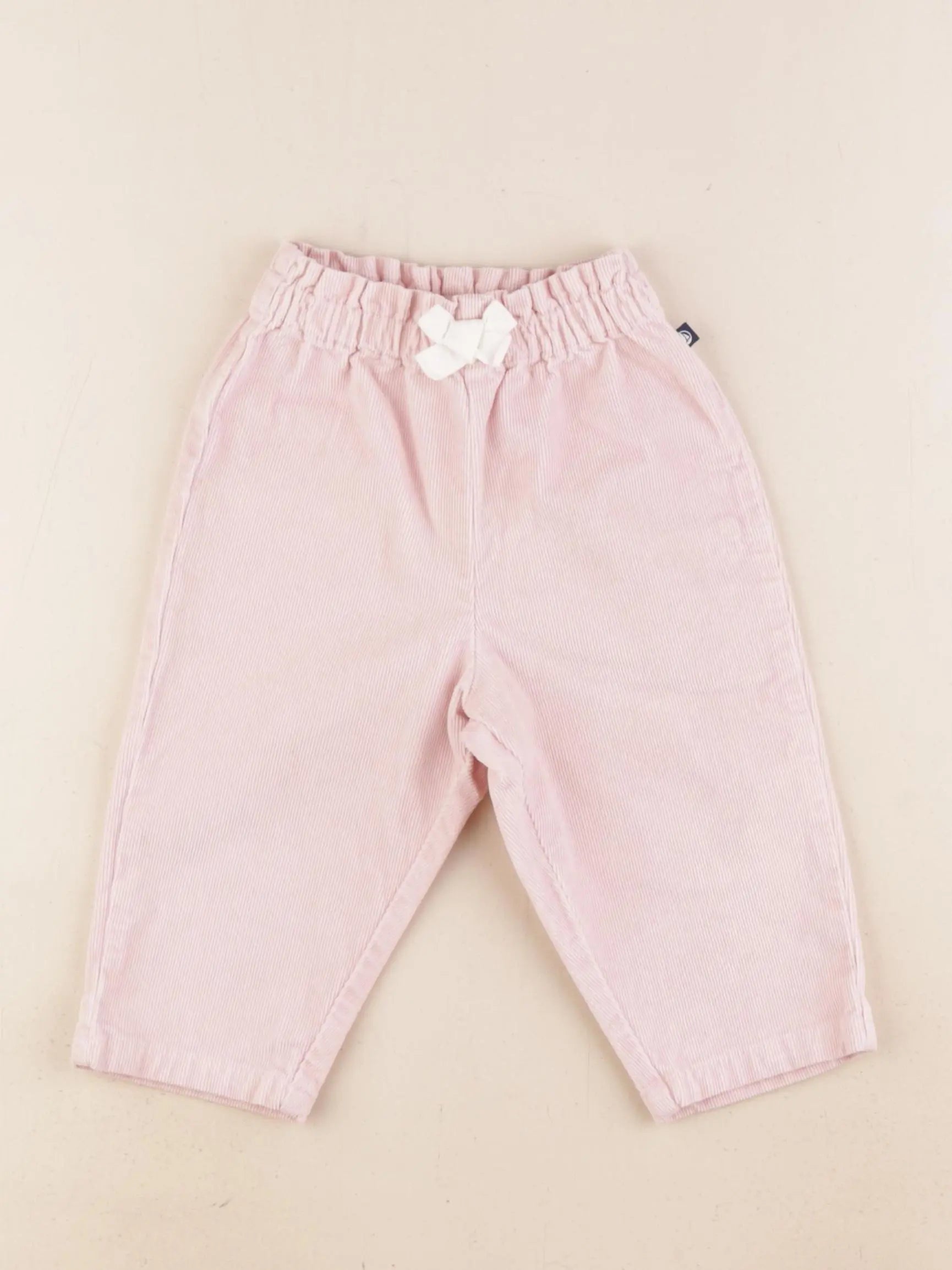 Petit Bateau - pantalon coton rose - 18 mois