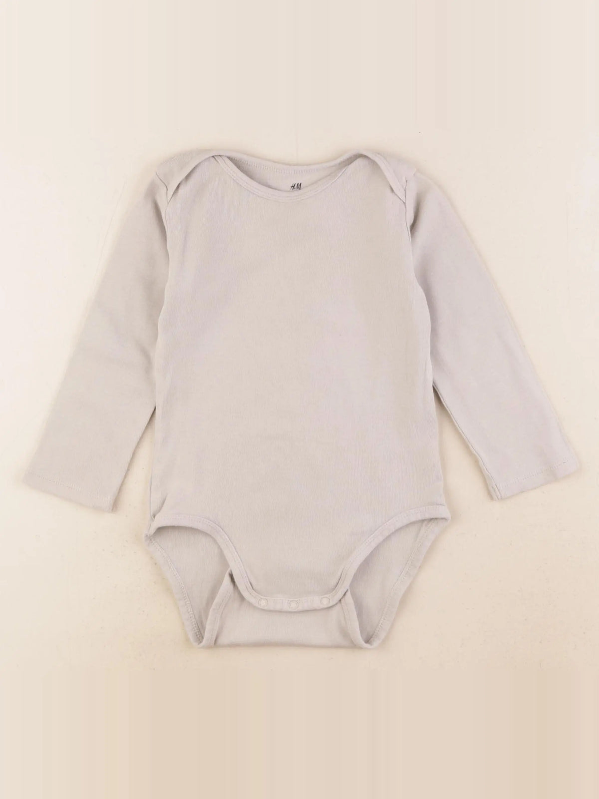 H&M - body beige - 18/24 mois
