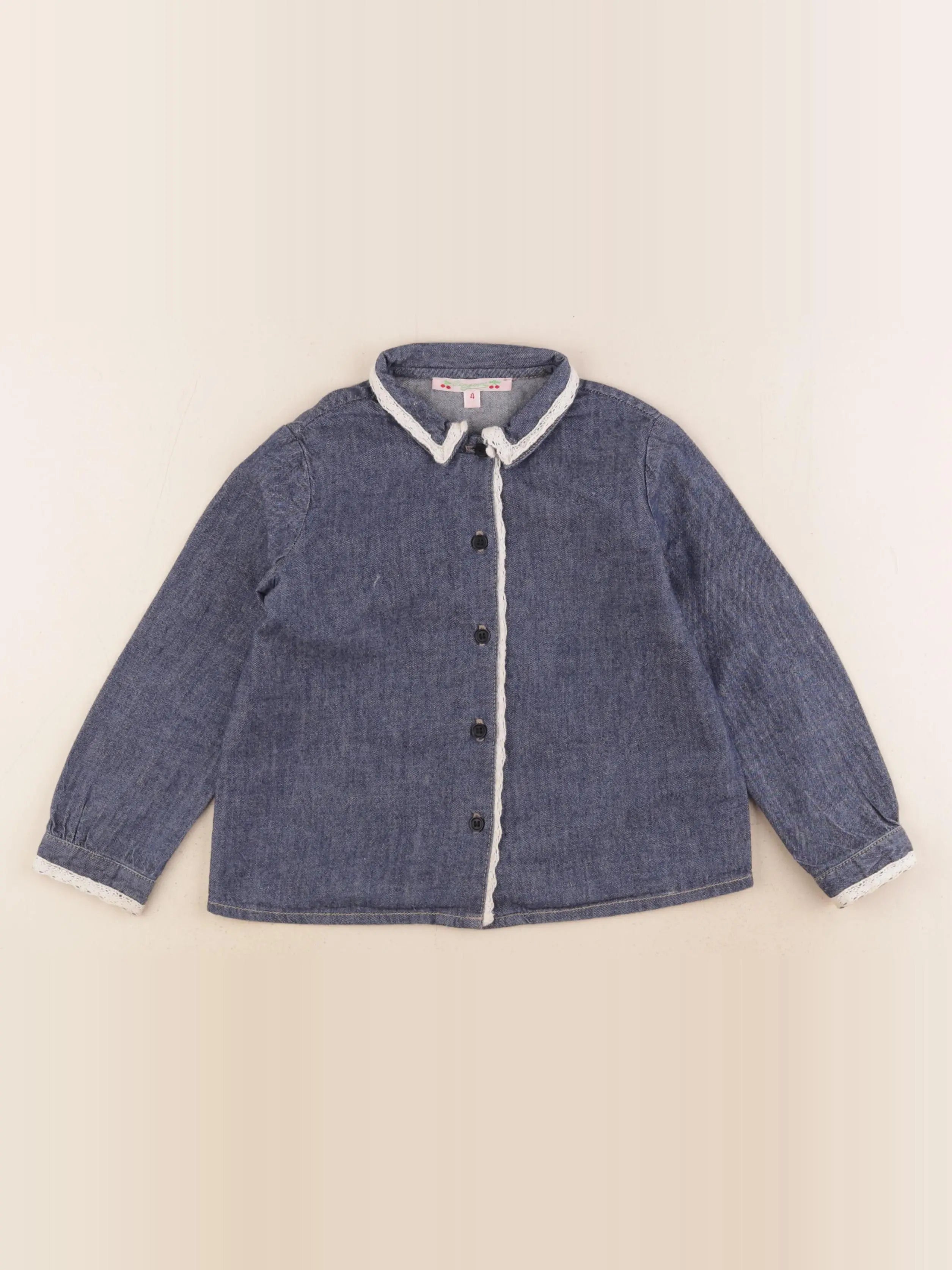 Bonpoint - chemise bleu - 4 ans