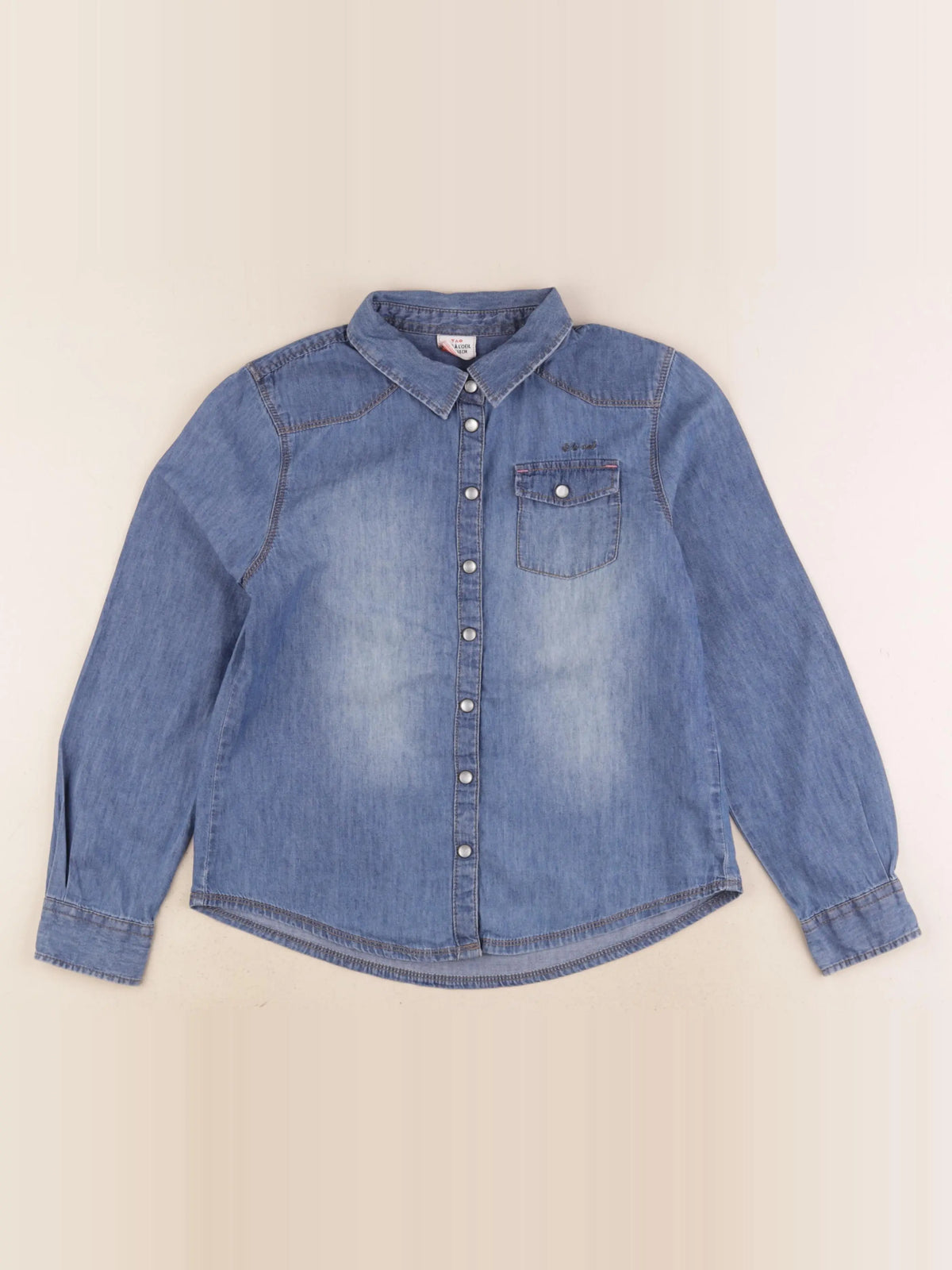 Tape à l'oeil - chemise bleu - 10 ans