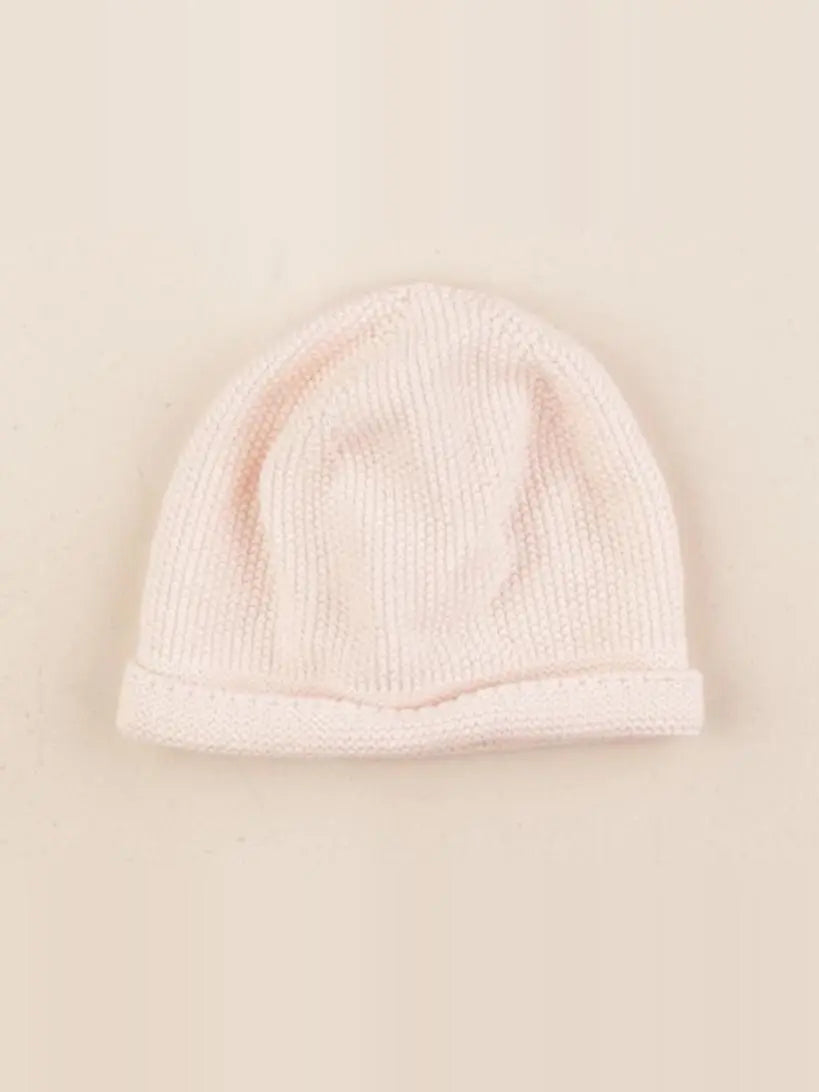Vertbaudet - bonnet de naissance rose - 1 mois