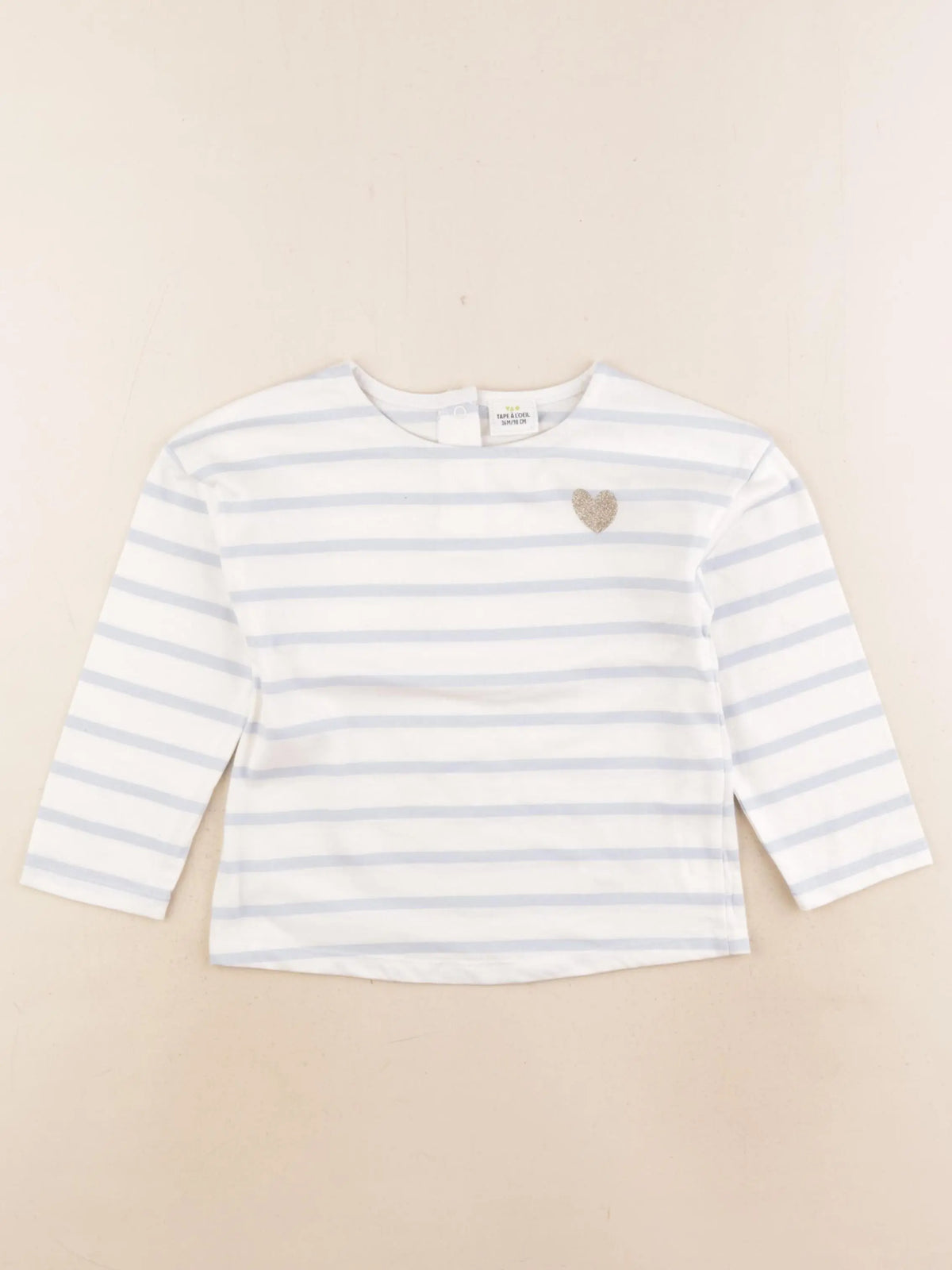 Tape à l'oeil - tee-shirt bleu - 36 mois