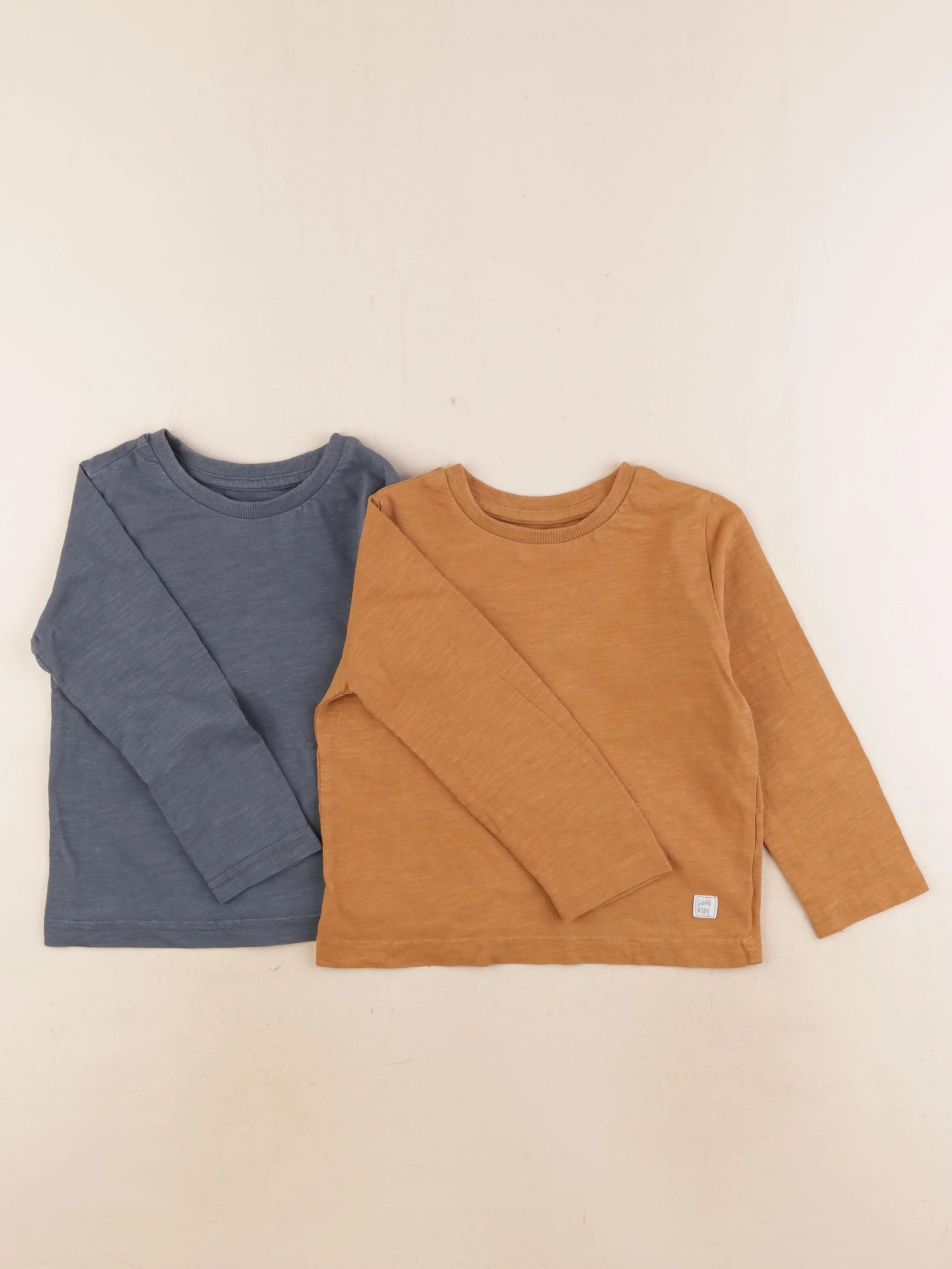 Vertbaudet - lot de 2 tee-shirts multicolore - 3 ans