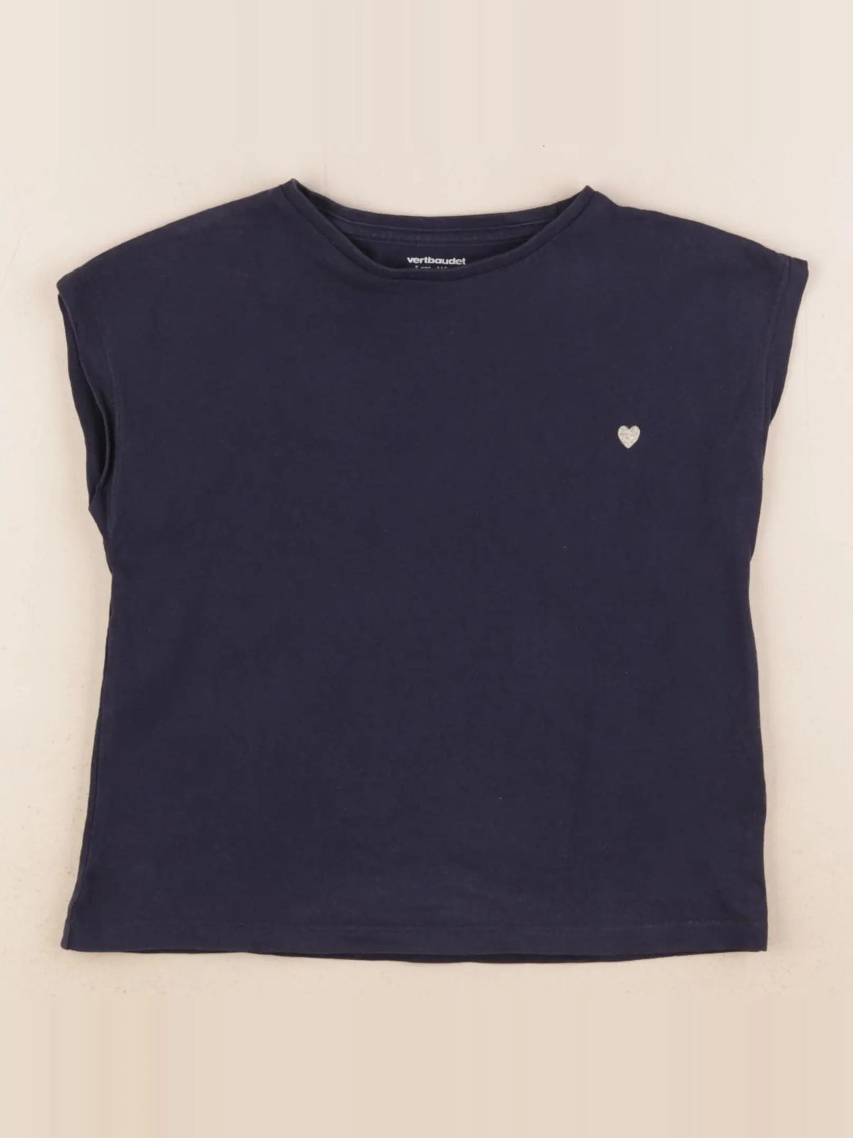 Vertbaudet - tee-shirt bleu - 5 ans