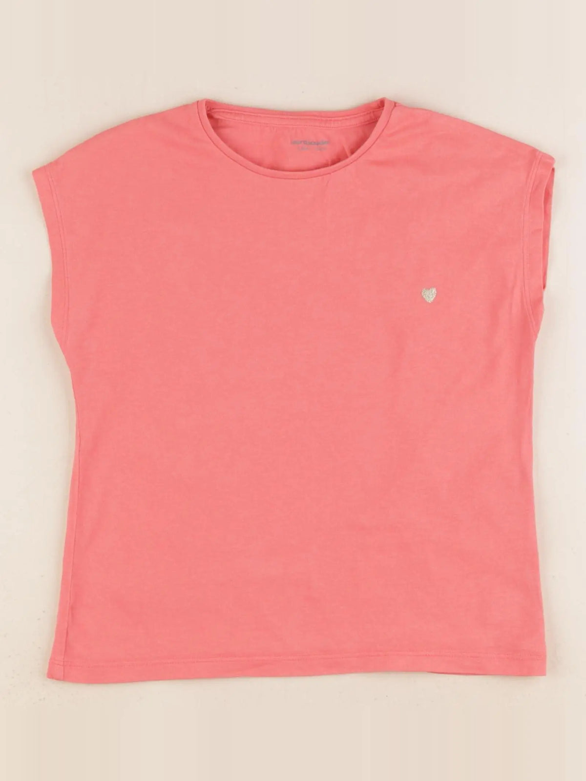 Vertbaudet - tee-shirt rose - 5 ans