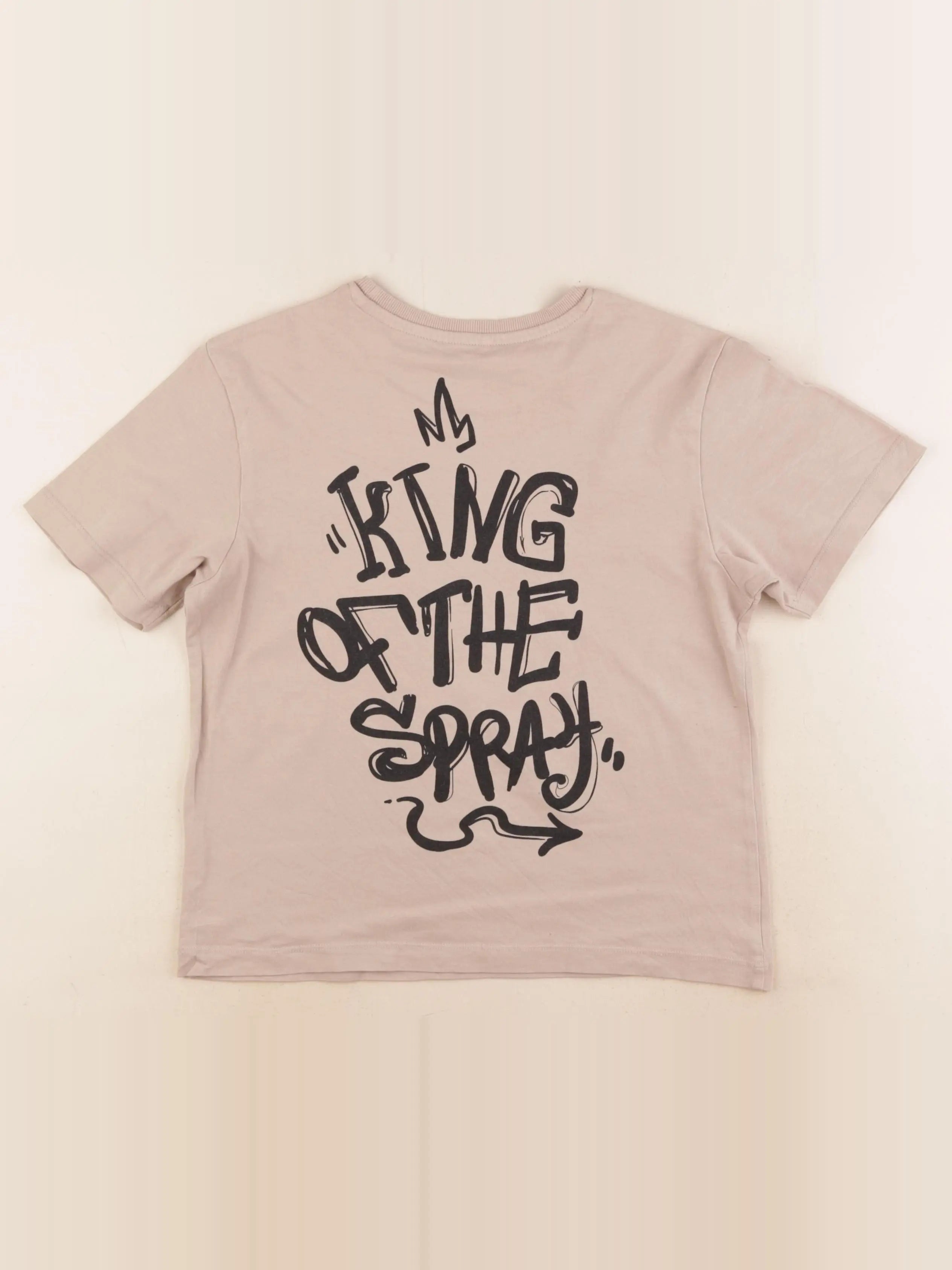 Name it - tee-shirt imprimé au dos marron - 7/8 ans