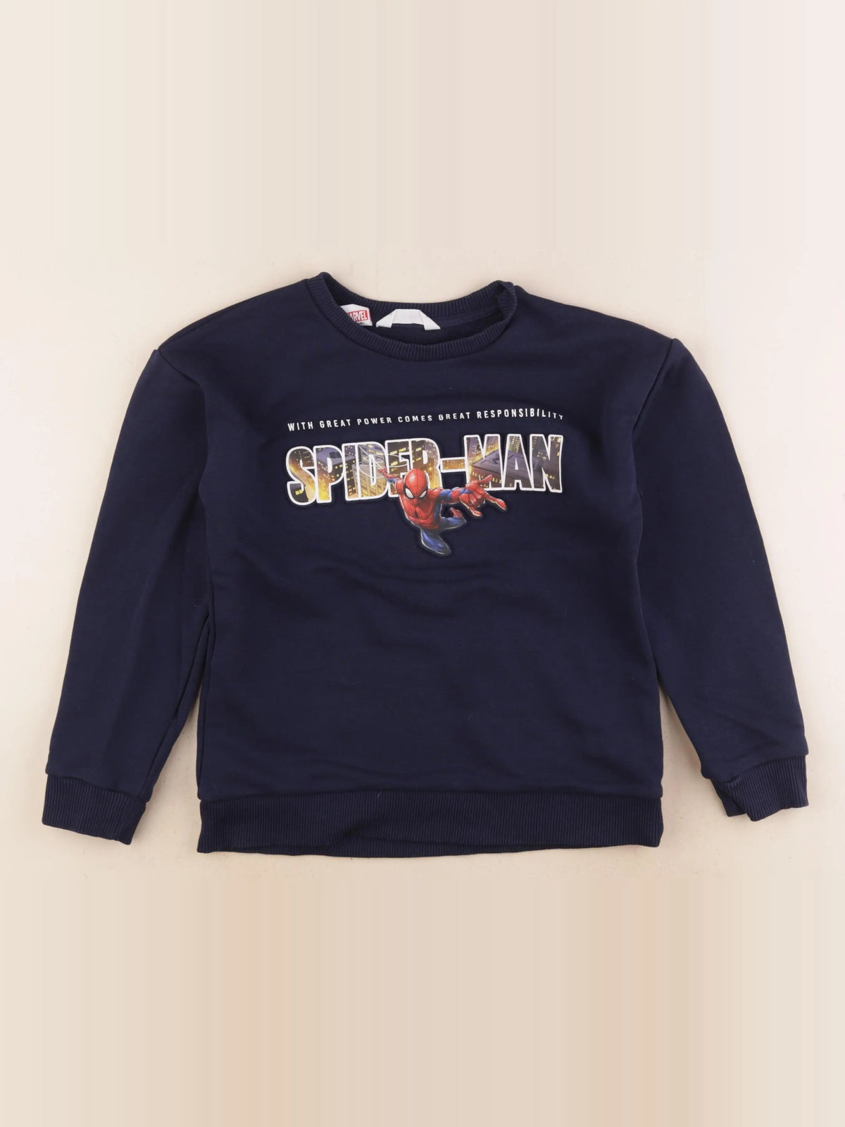 Mango - sweat bleu - 7/8 ans