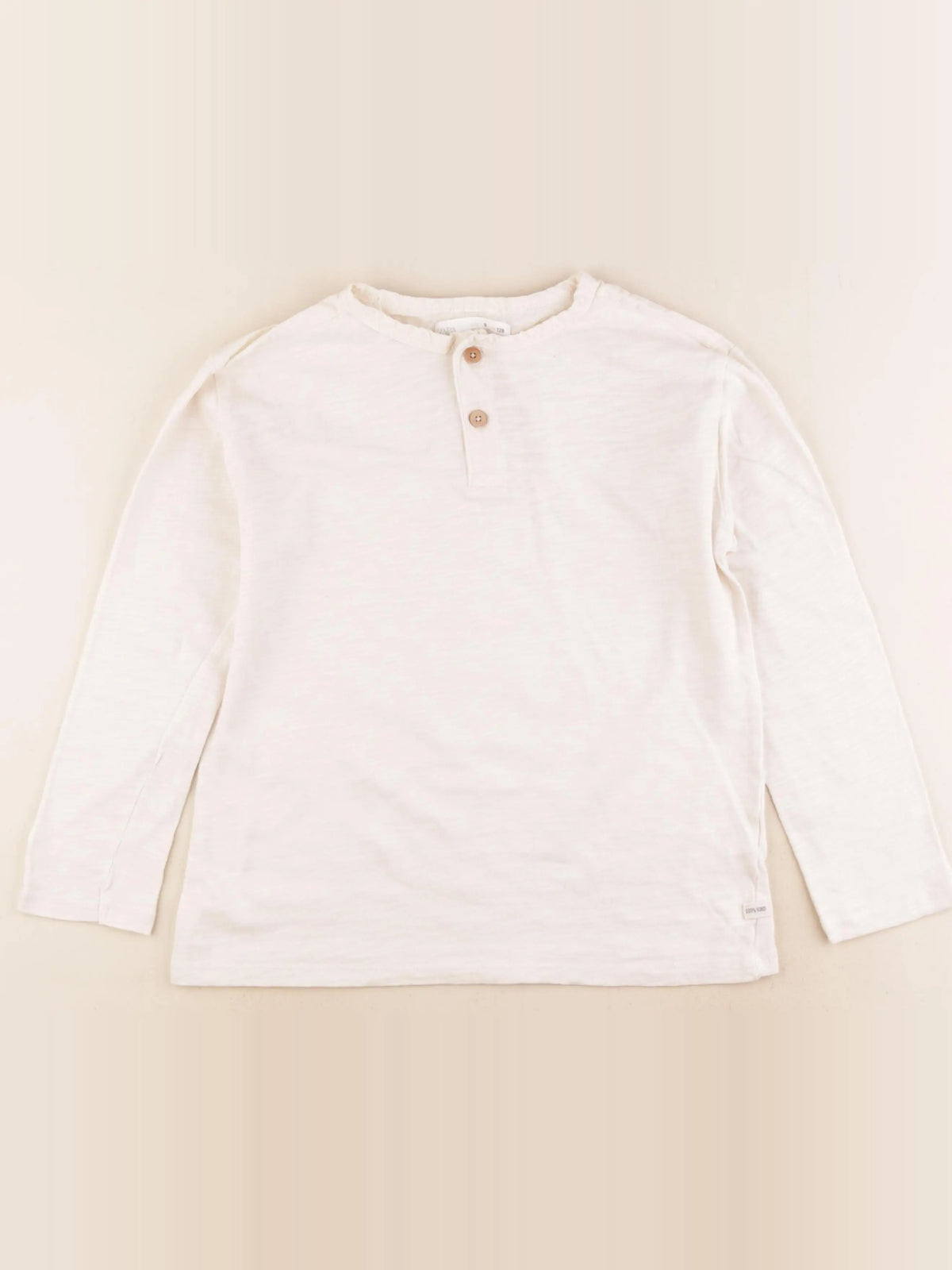 Zara - tee-shirt beige - 8 ans