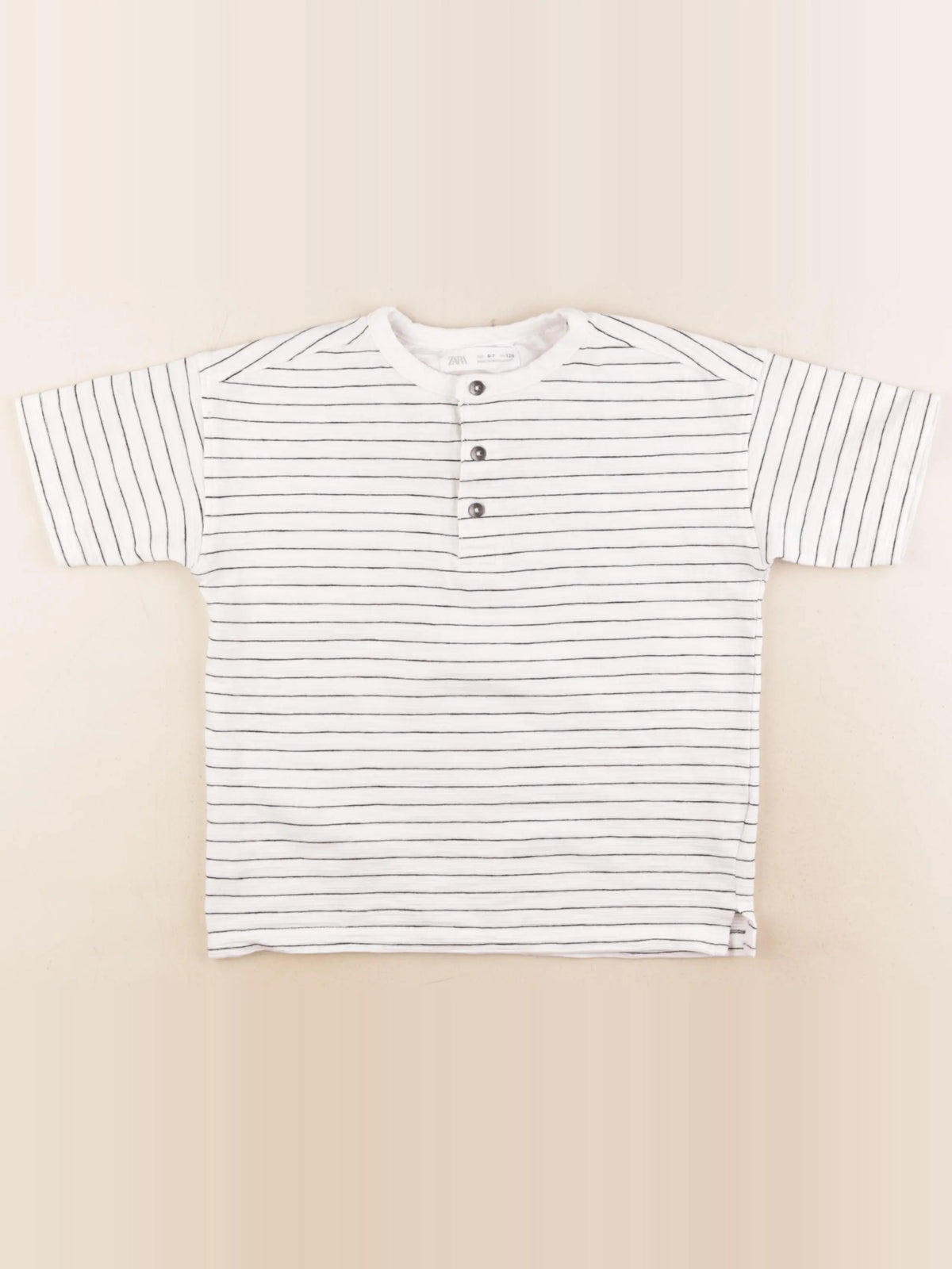 Zara - tee-shirt blanc - 6/7 ans