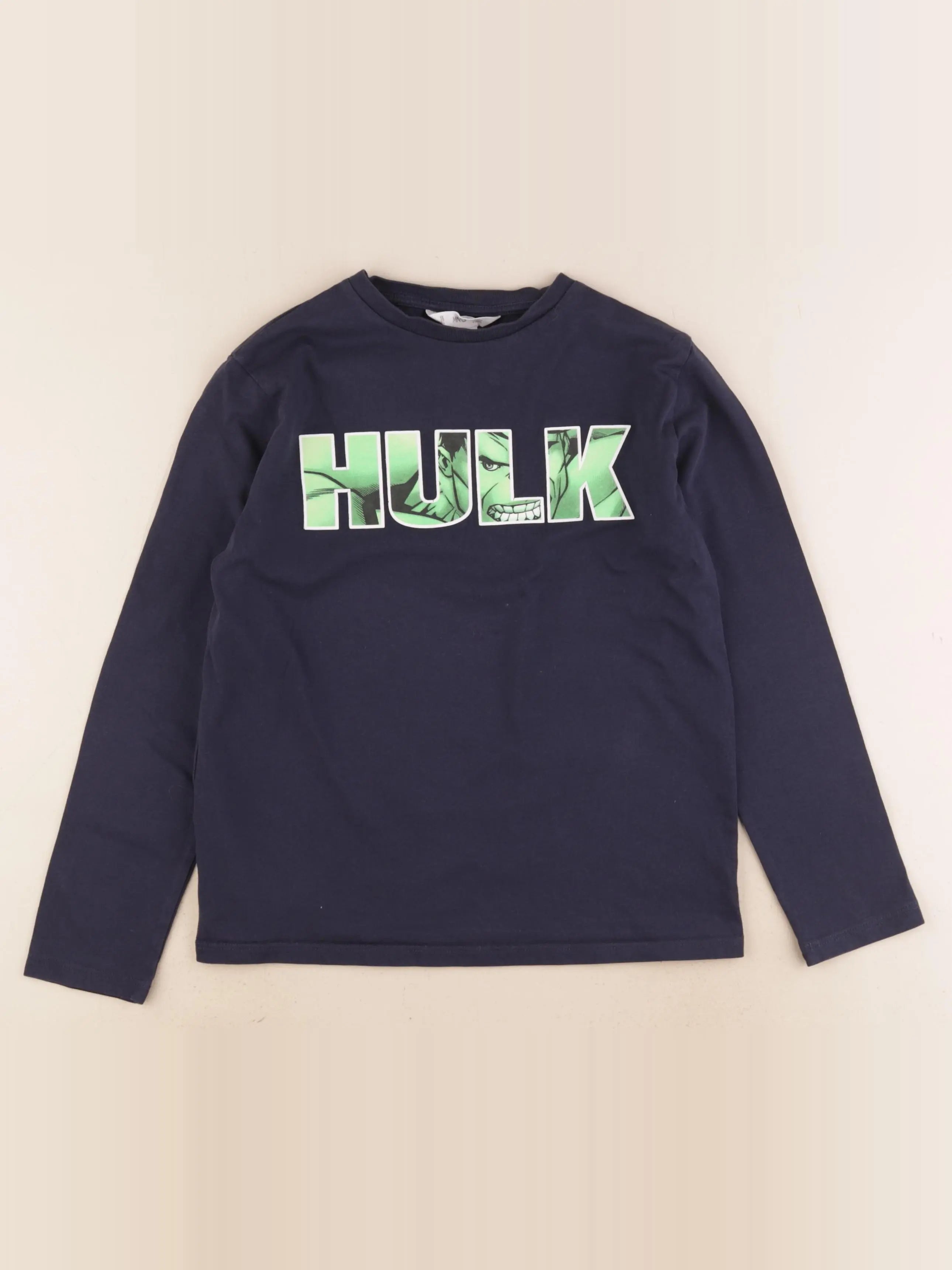 Mango - tee-shirt bleu - 9 ans