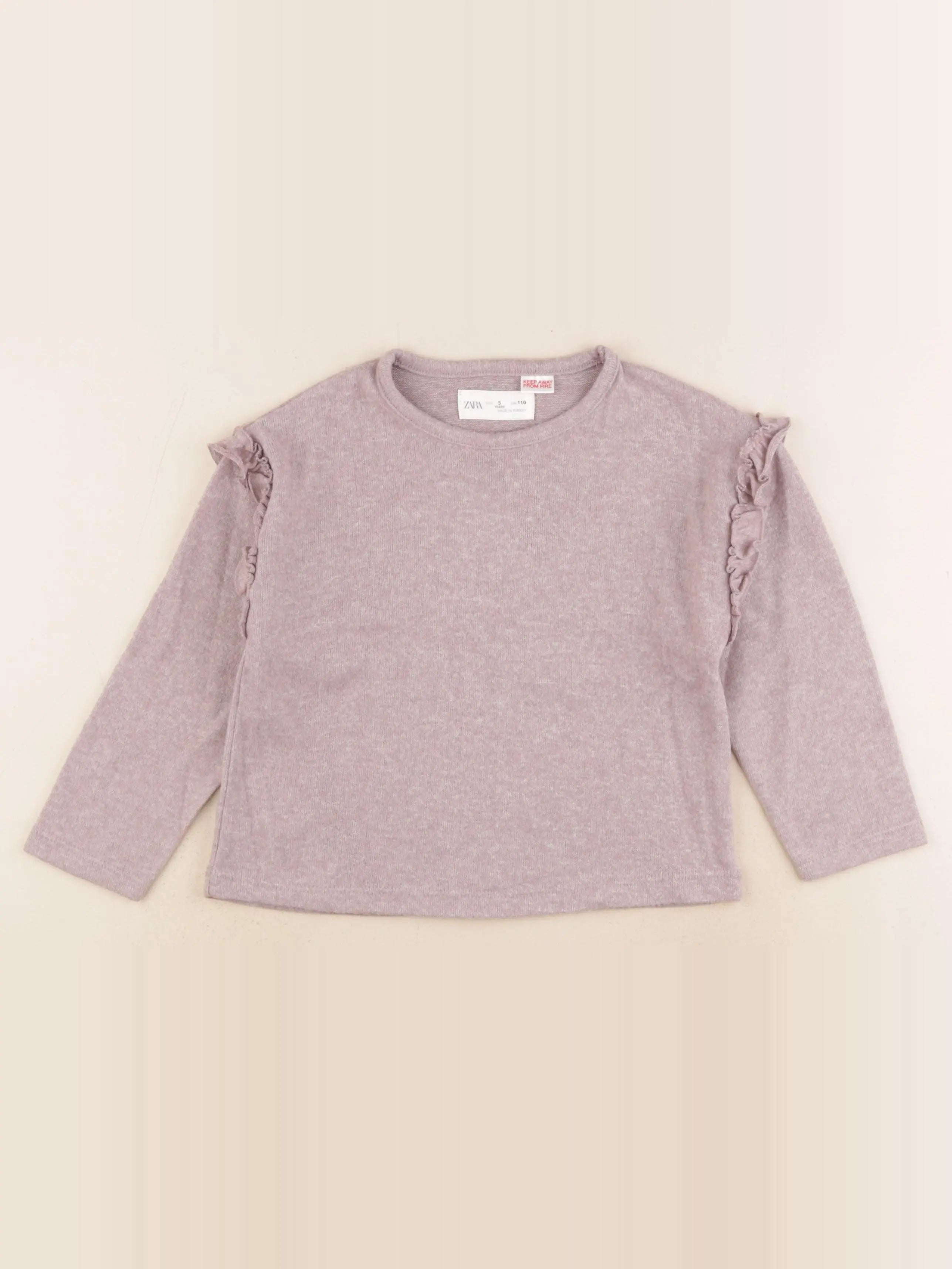Zara - tee-shirt marron - 5 ans