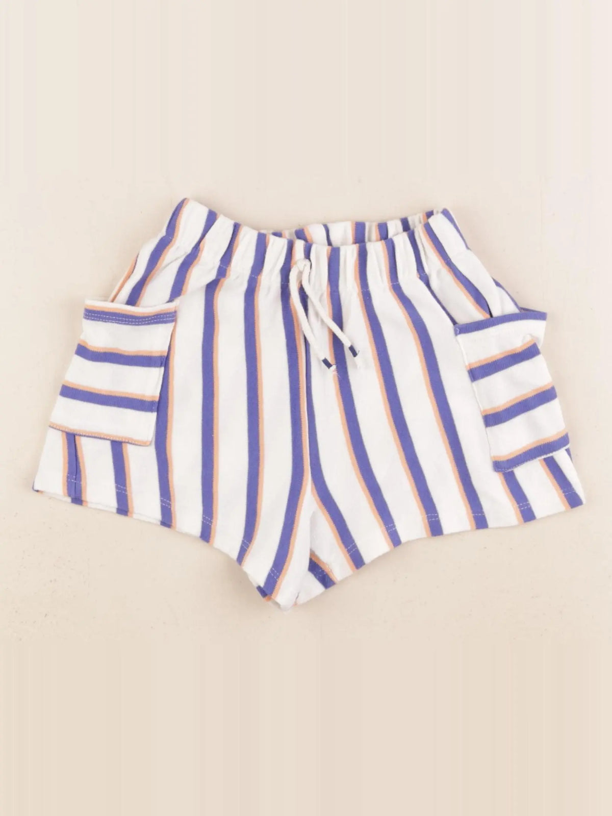Zara - short bleu, blanc - 5 ans