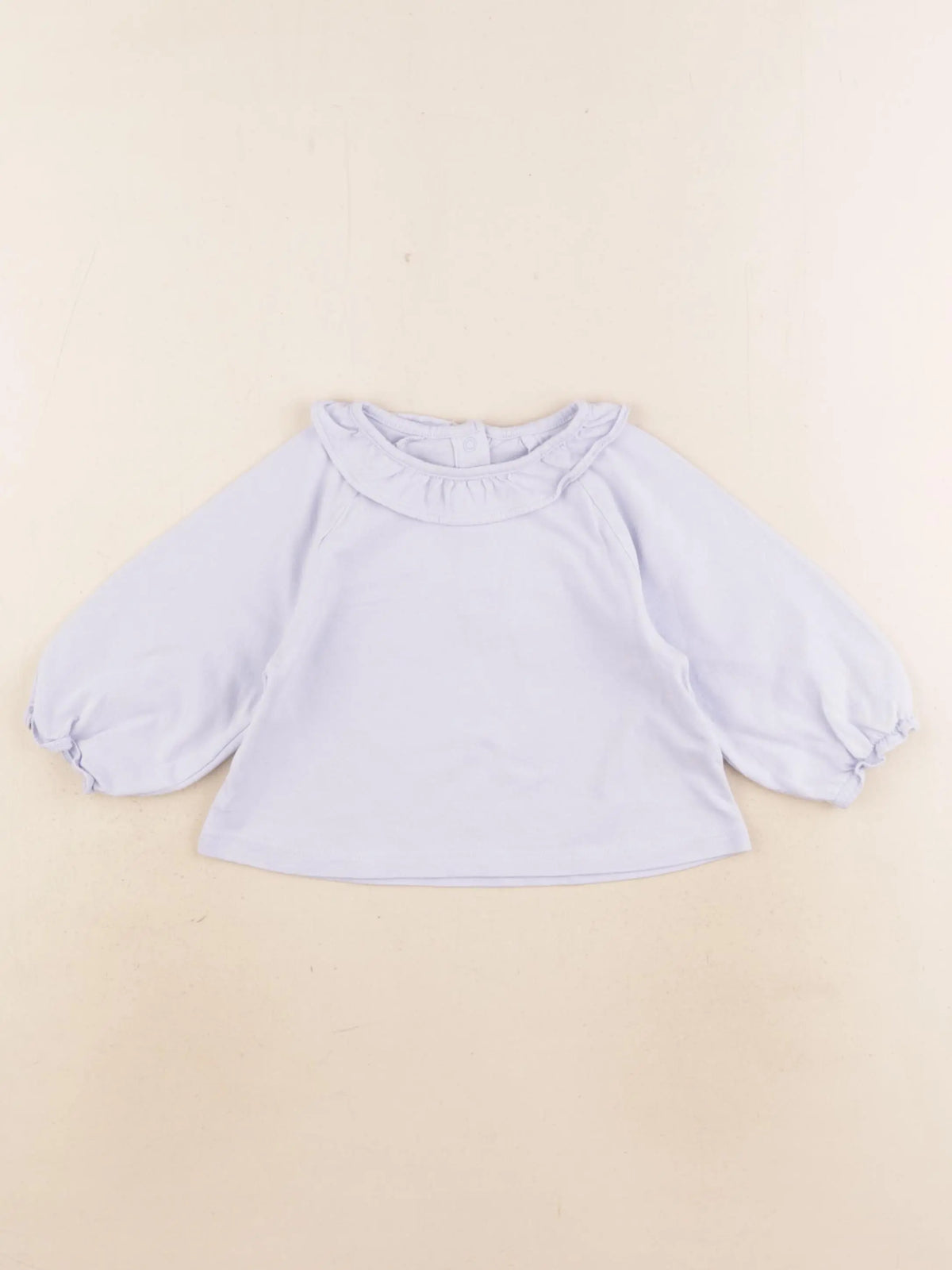 Vertbaudet - tee-shirt bleu - 12 mois