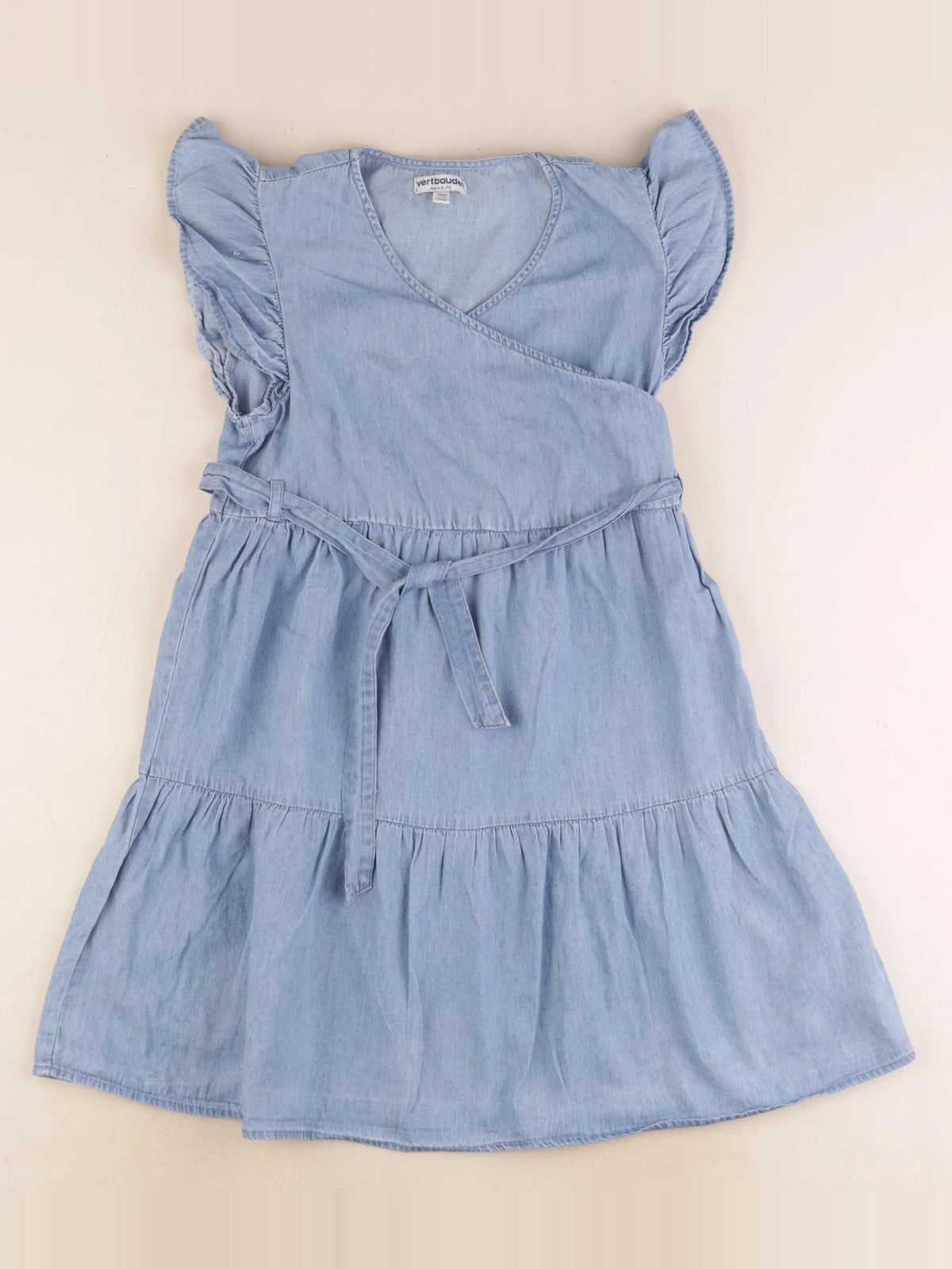 Vertbaudet - robe bleu - 10 ans