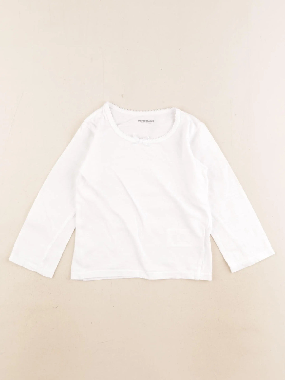 Vertbaudet - maillot de corps blanc - 3 ans