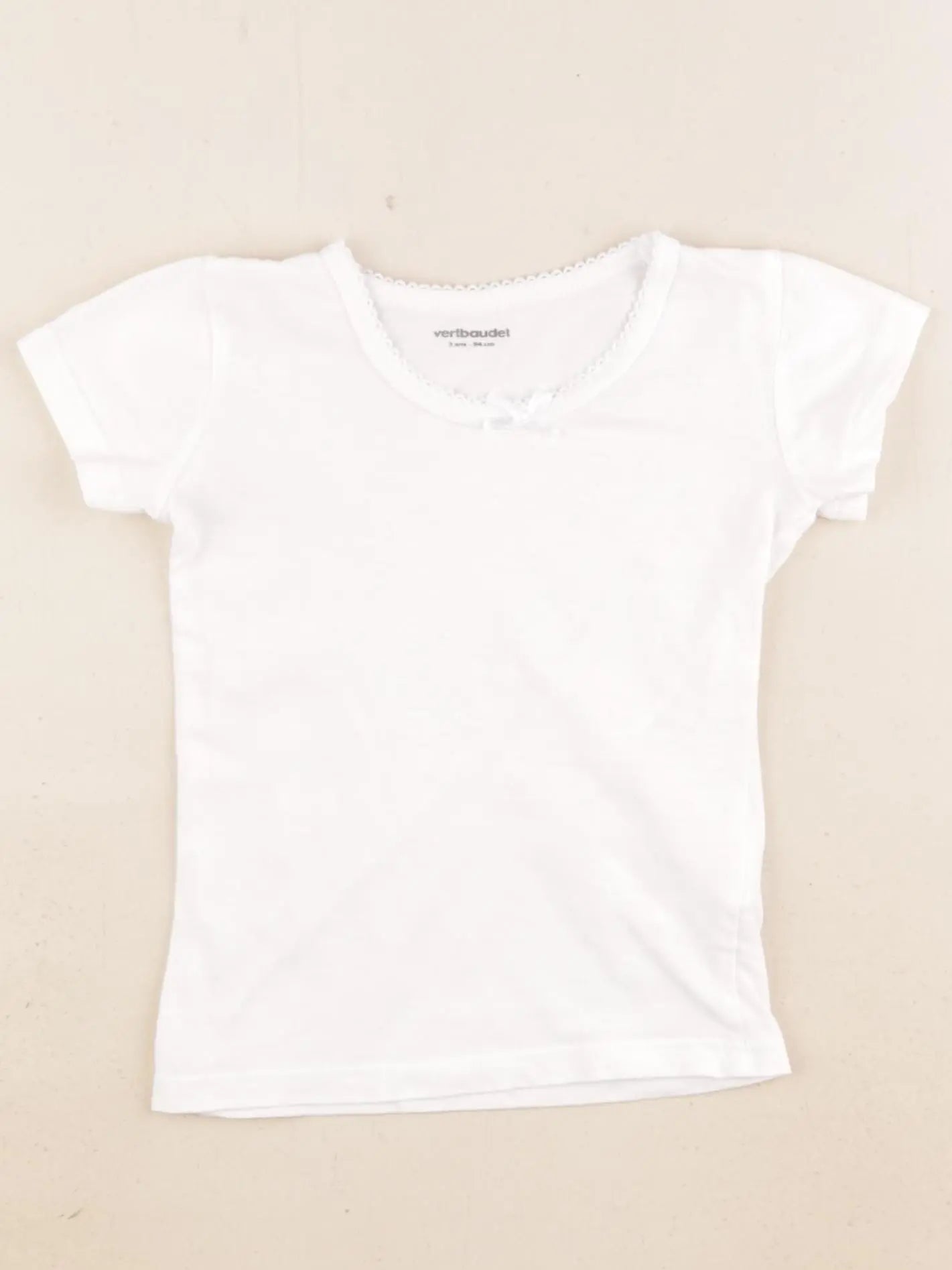 Vertbaudet - maillot de corps blanc - 3 ans
