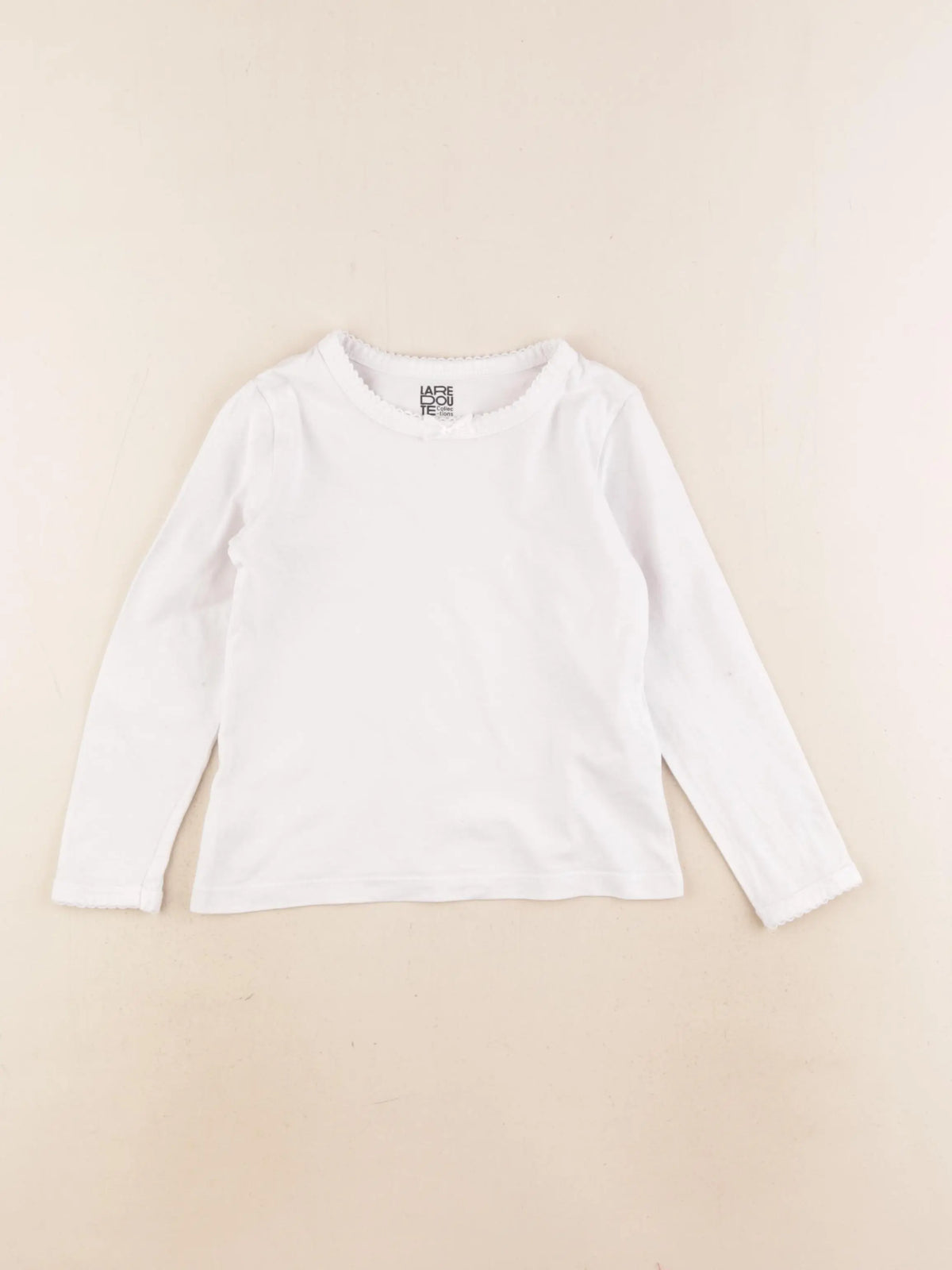 La Redoute - maillot de corps blanc - 4/5 ans