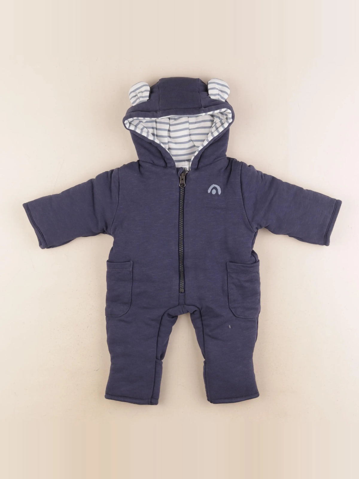La Redoute - combi-pilote bleu - 1 mois