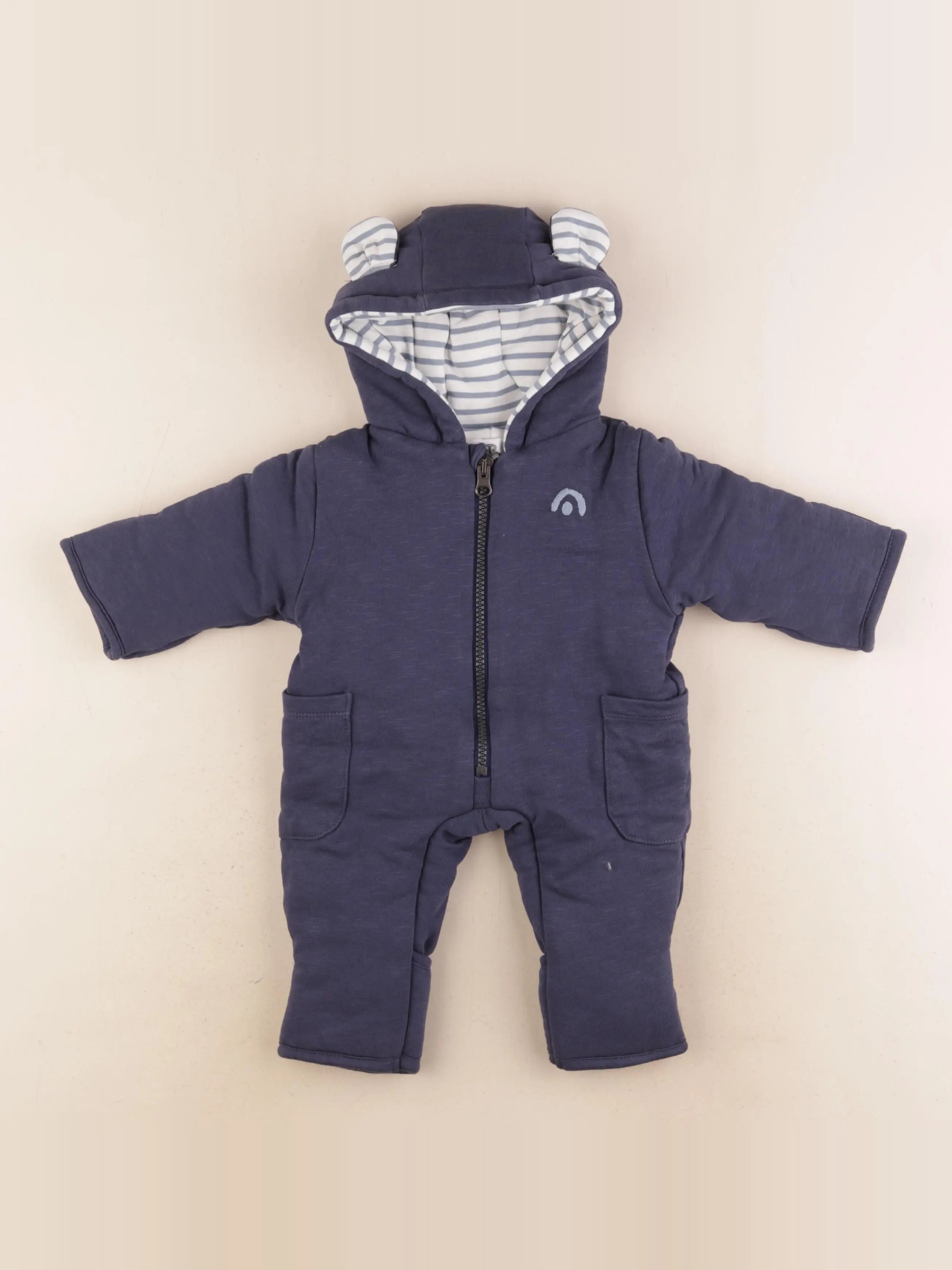 La Redoute - combi-pilote bleu - 1 mois
