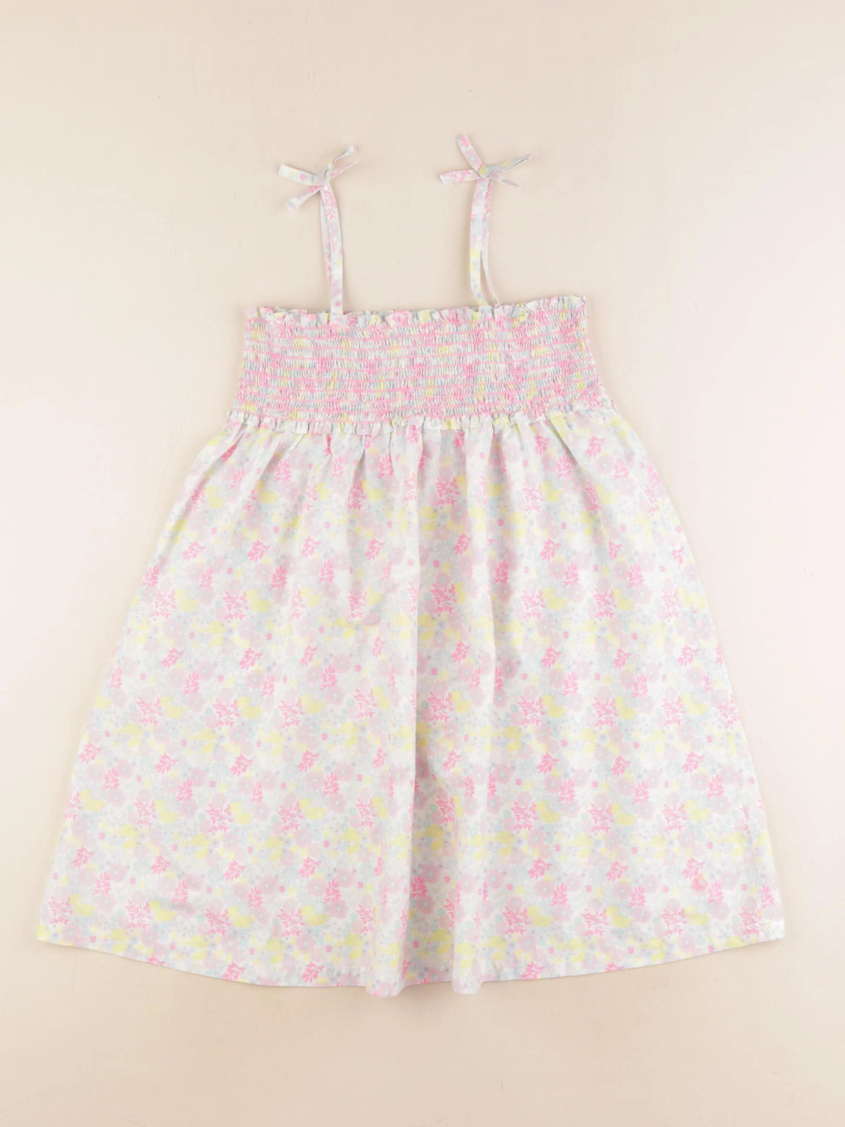 Petit Bateau - robe multicolore - 8 ans