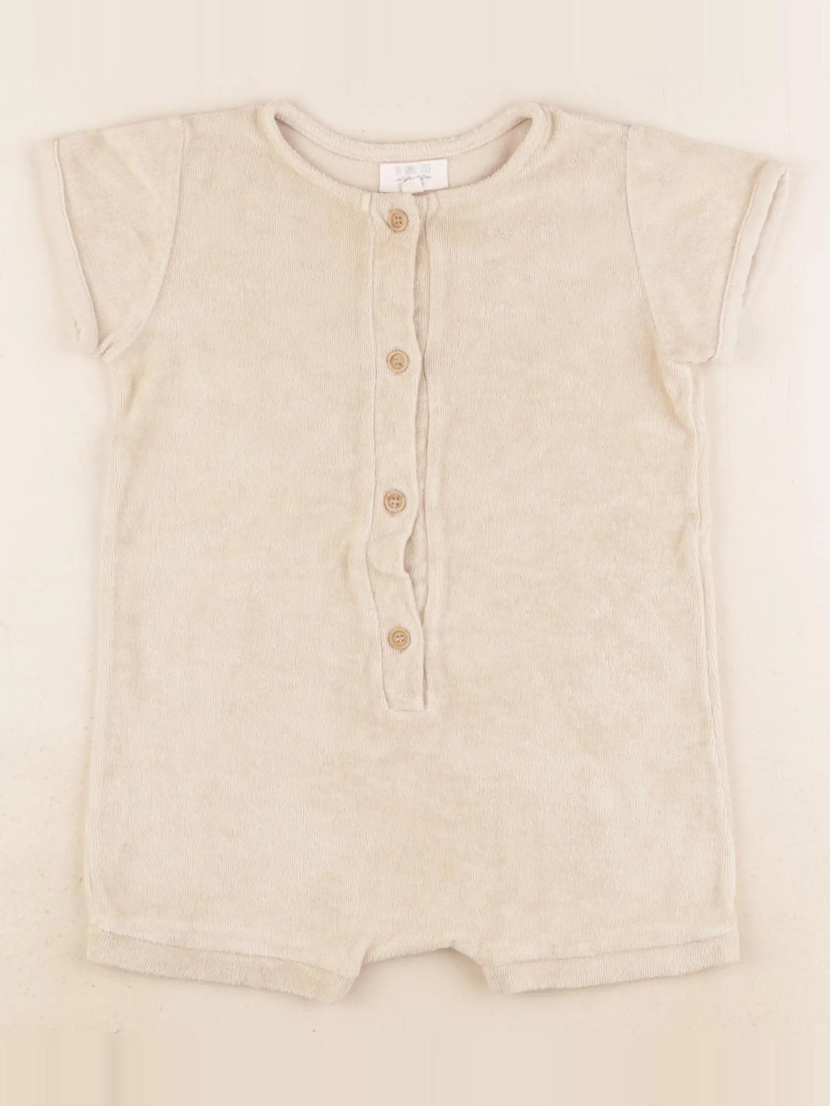 The Simple Folk - combinaison beige - 12/18 mois