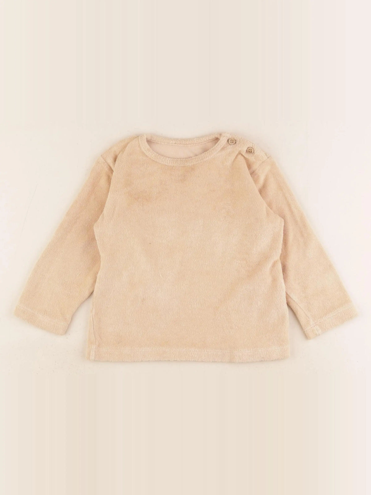 Poudre Organic - sweat beige - 3 ans