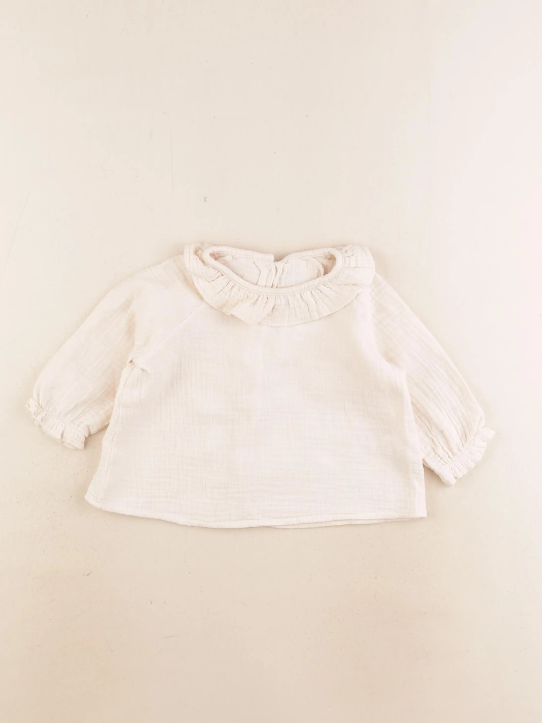 Apaches Collections - blouse beige - 12 mois