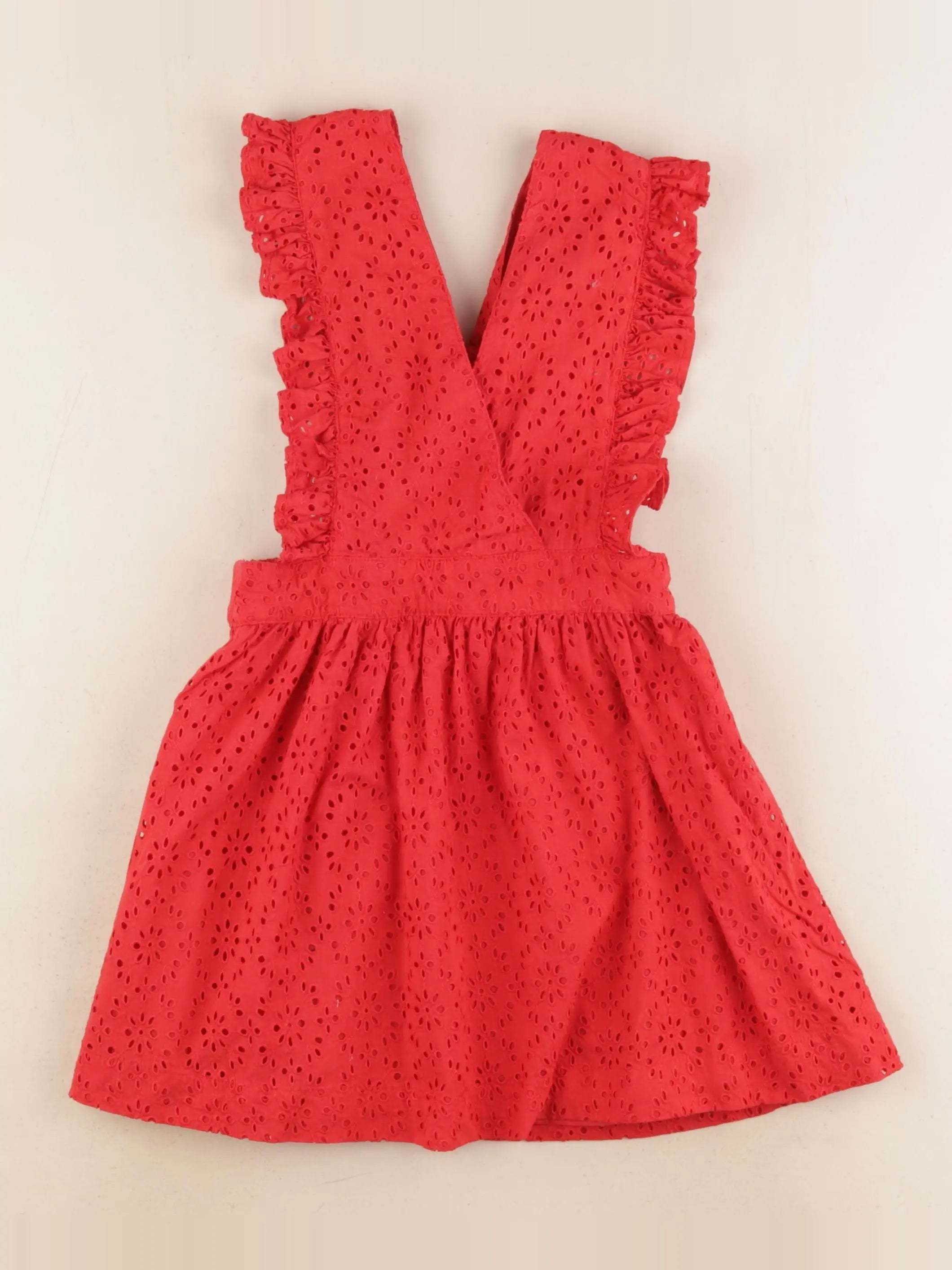 Monoprix - robe rouge - 5 ans