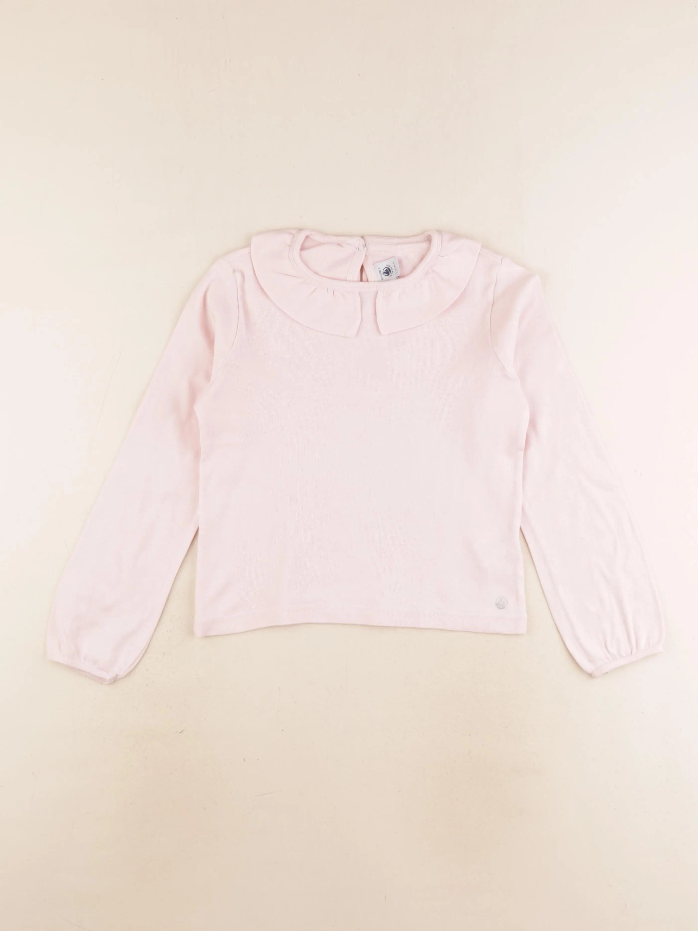 Petit Bateau - tee-shirt rose - 8 ans