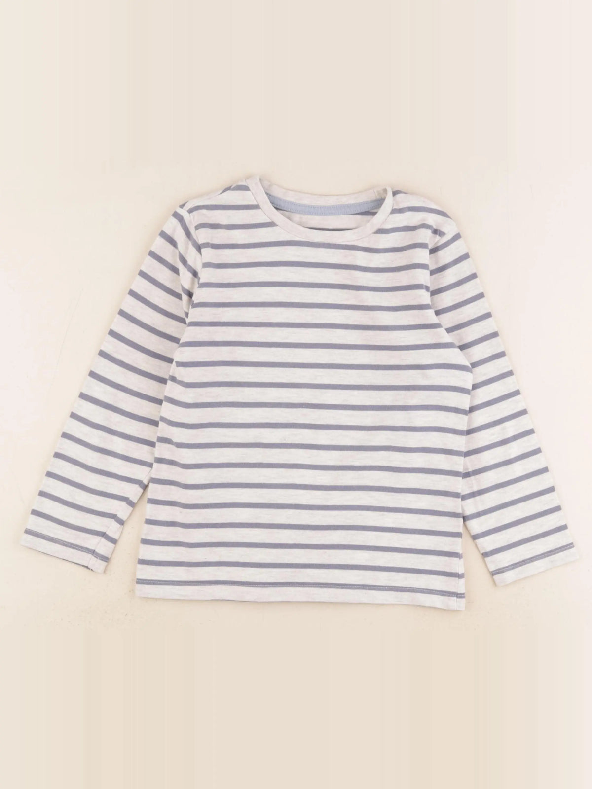 Vertbaudet - tee-shirt bleu, gris - 5 ans
