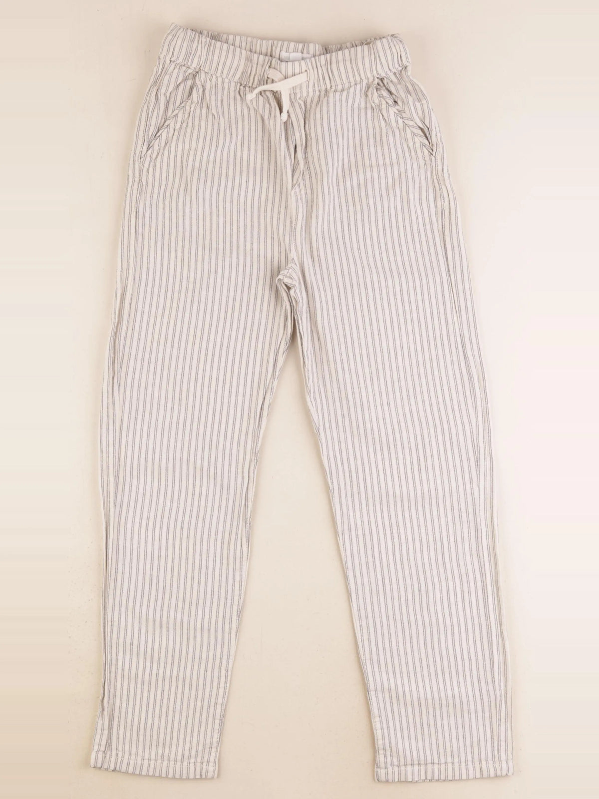 Vertbaudet - pantalon beige - 10 ans