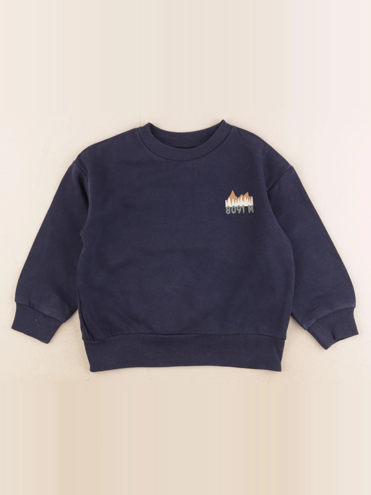 Vertbaudet - sweat bleu - 5 ans