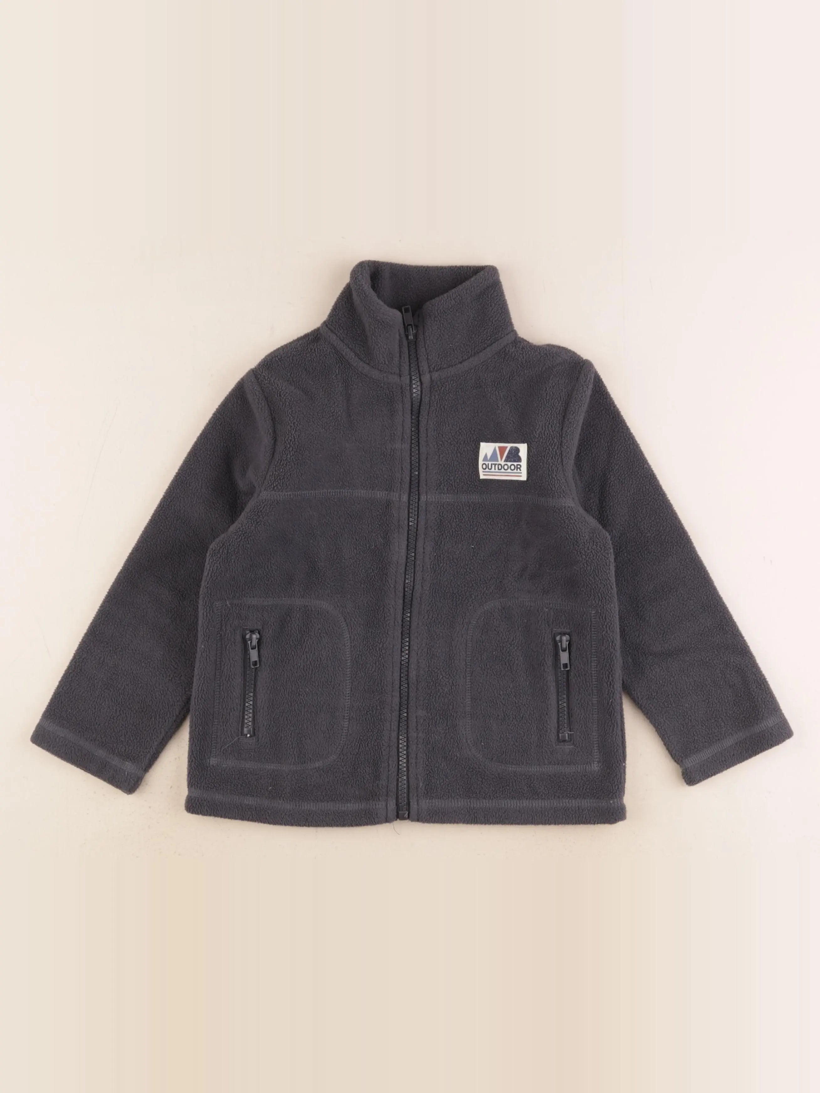 Vertbaudet - polaire gris - 5 ans