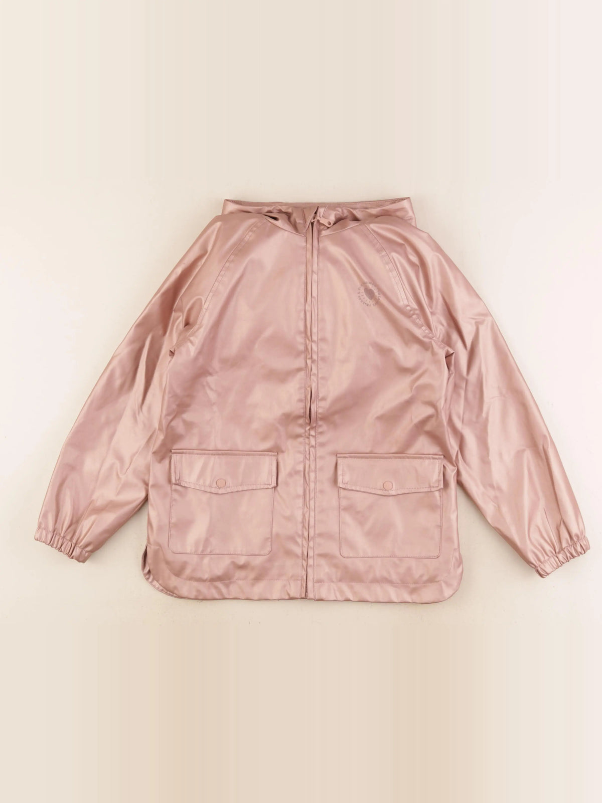 Vertbaudet - imperméable rose - 9 ans
