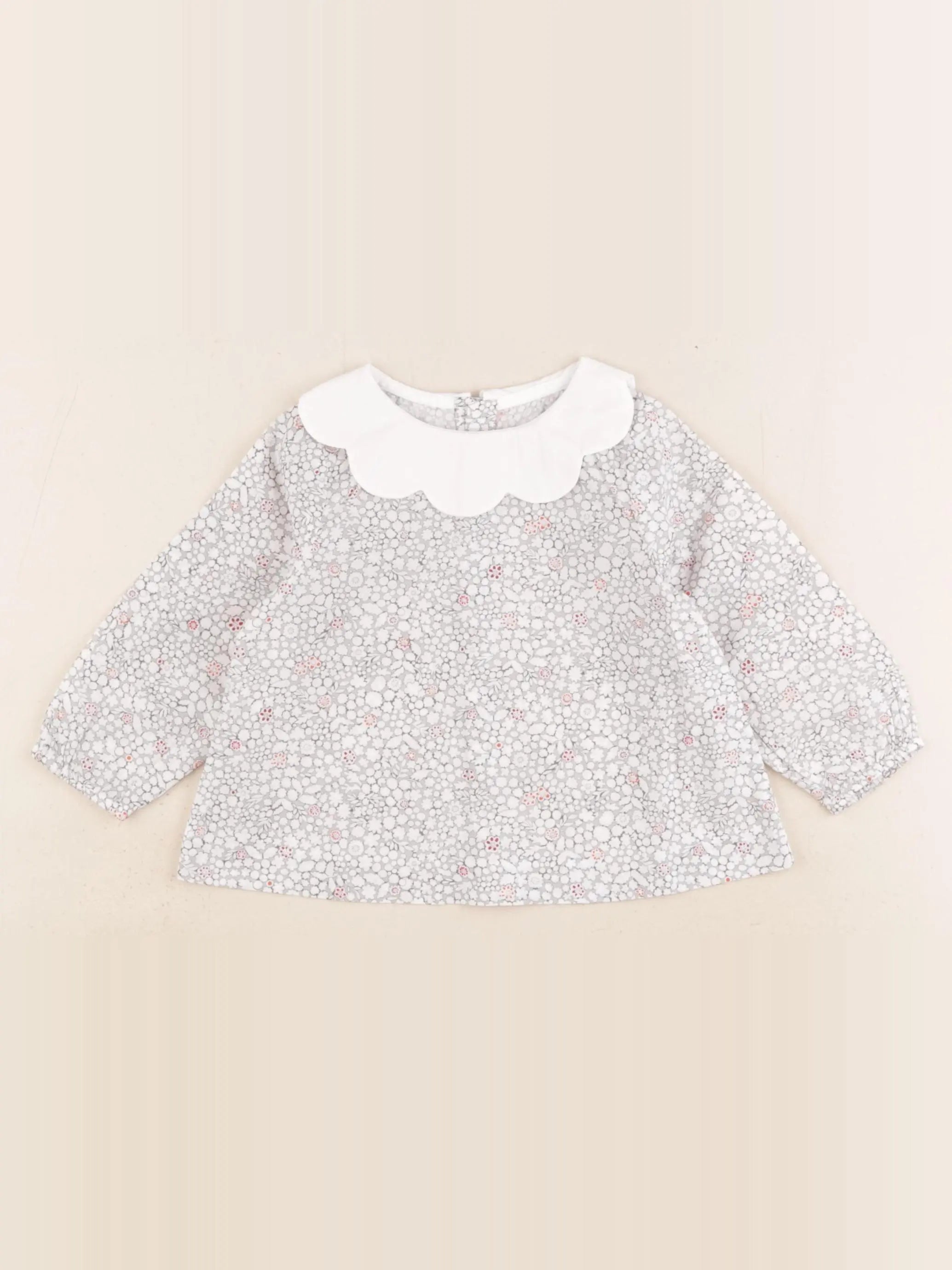 Jacadi - blouse liberty multicolore - 12 mois