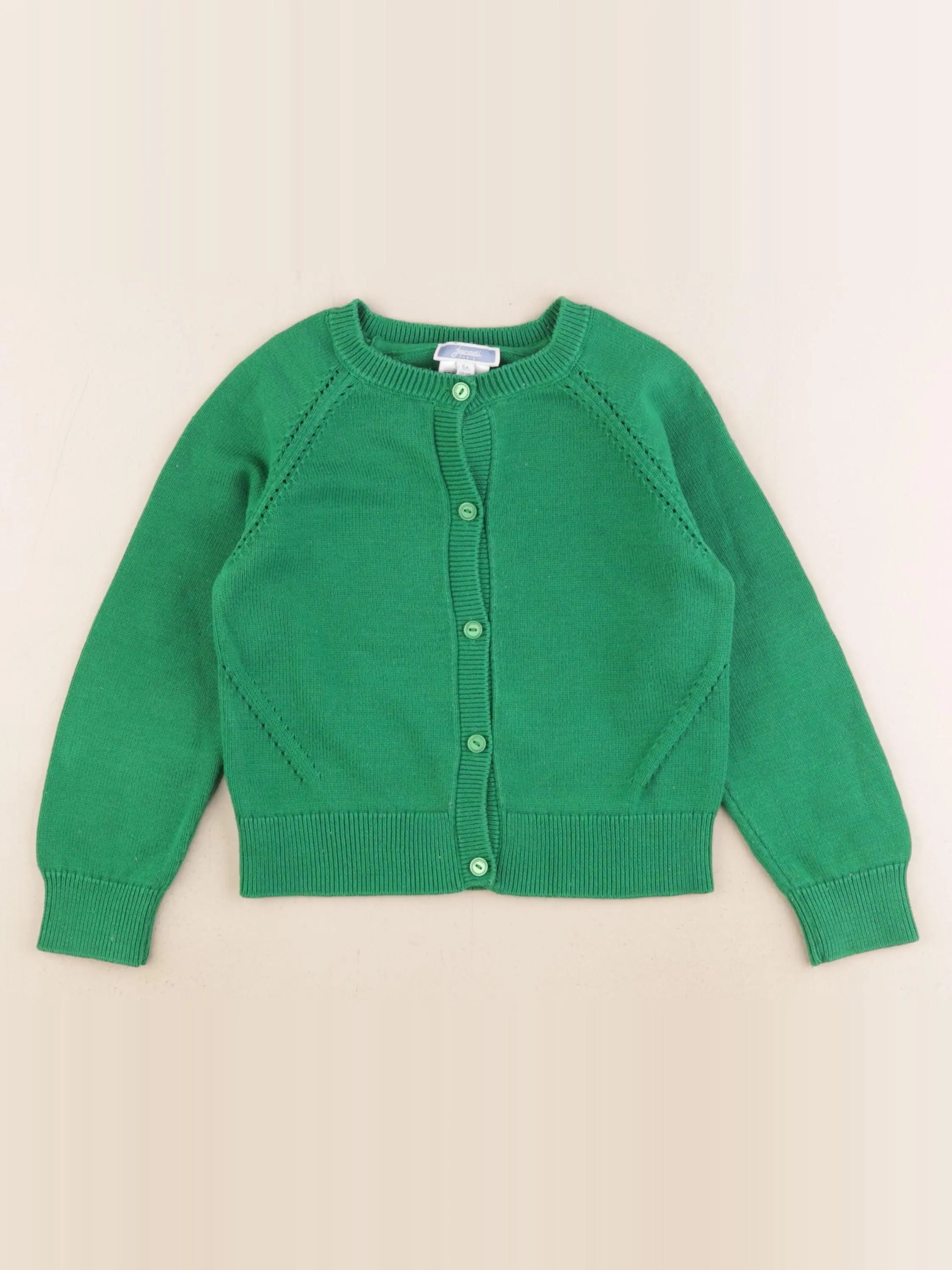 Jacadi - gilet vert - 6 ans