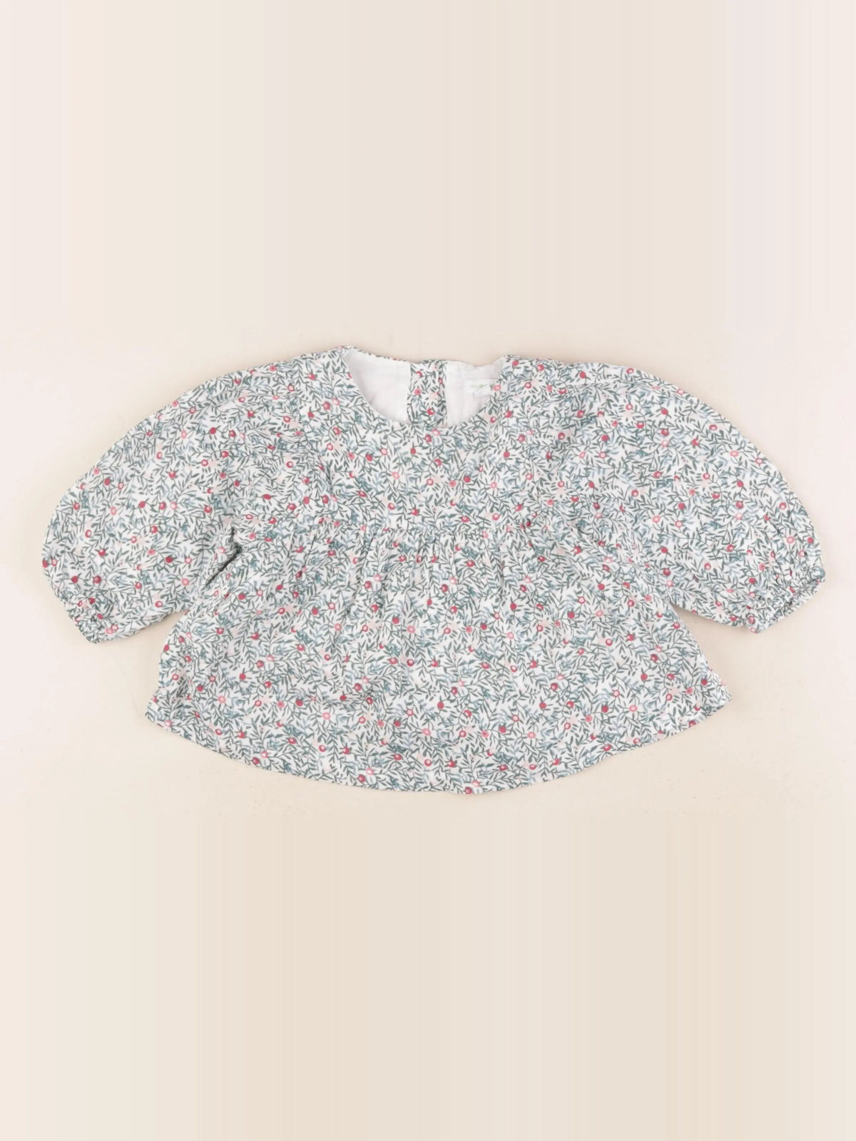 Vertbaudet - blouse multicolore - 12 mois